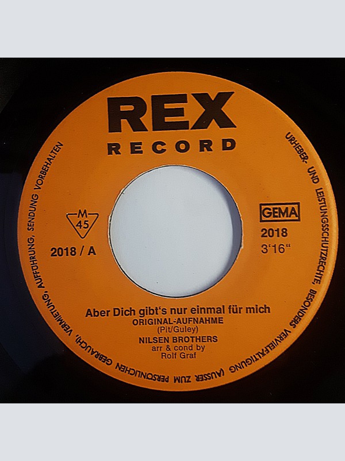 Vinyl / Nilsen Brothers* - Aber Dich Gibt's Nur Einmal Für Mich!