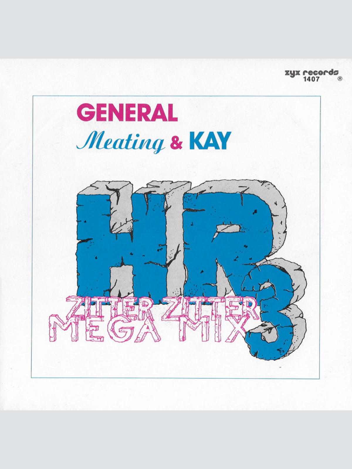 Vinyl / General Meating & Kay - HR3 Zitter Zitter Mega Mix