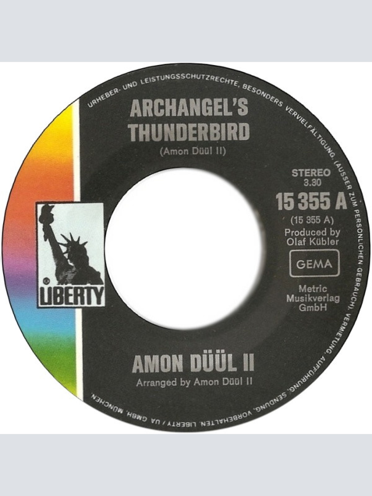 Vinyl / Amon Düül II - Archangels Thunderbird / (Excerpt From) Soap Shop Rock