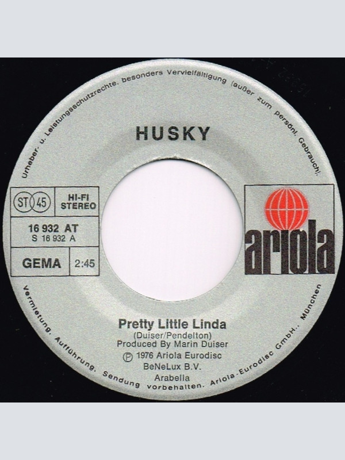 Vinyl / Husky (2) - Pretty Little Linda