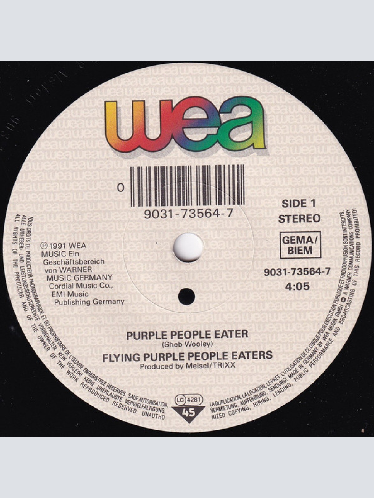 Vinyl / Flying Purple People Eaters - Purple People Eater