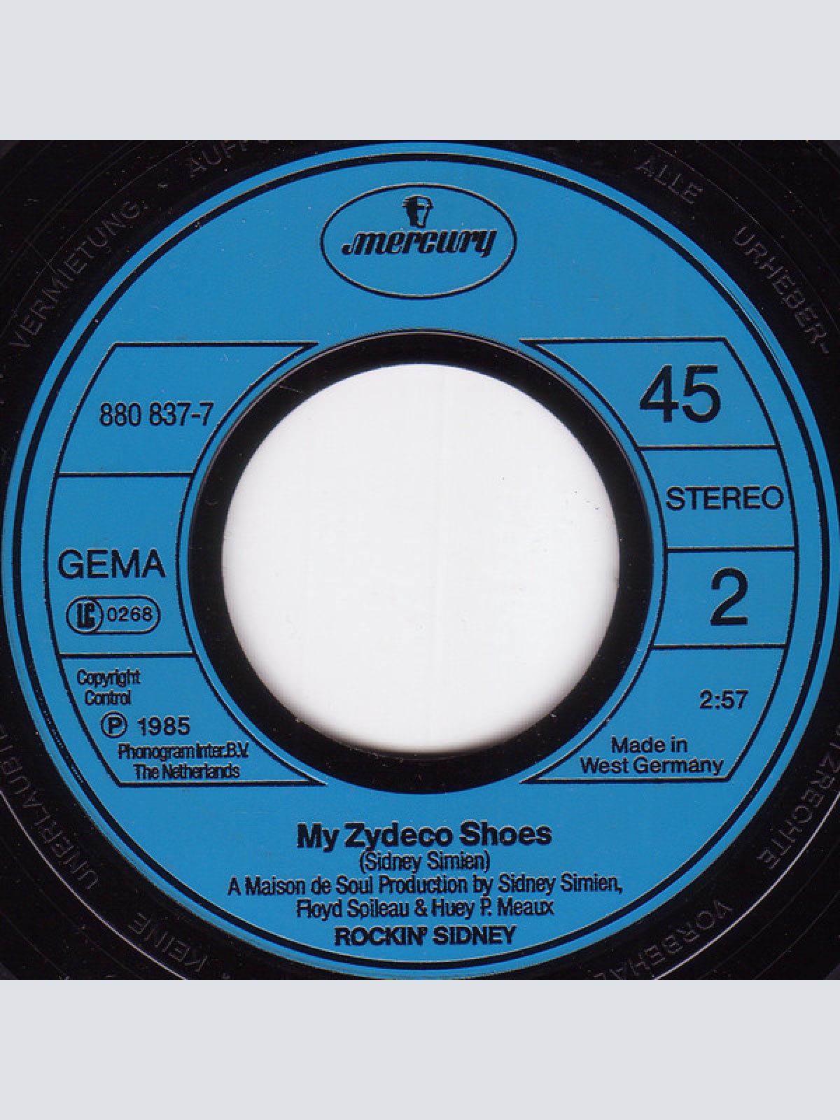 Vinyl / Rockin' Sidney - My Toot Toot