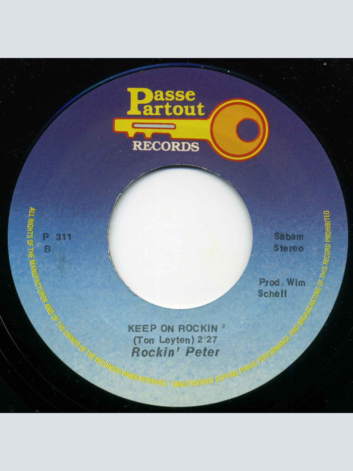 Vinyl / Rockin' Peter - Rosy Oh Rosy