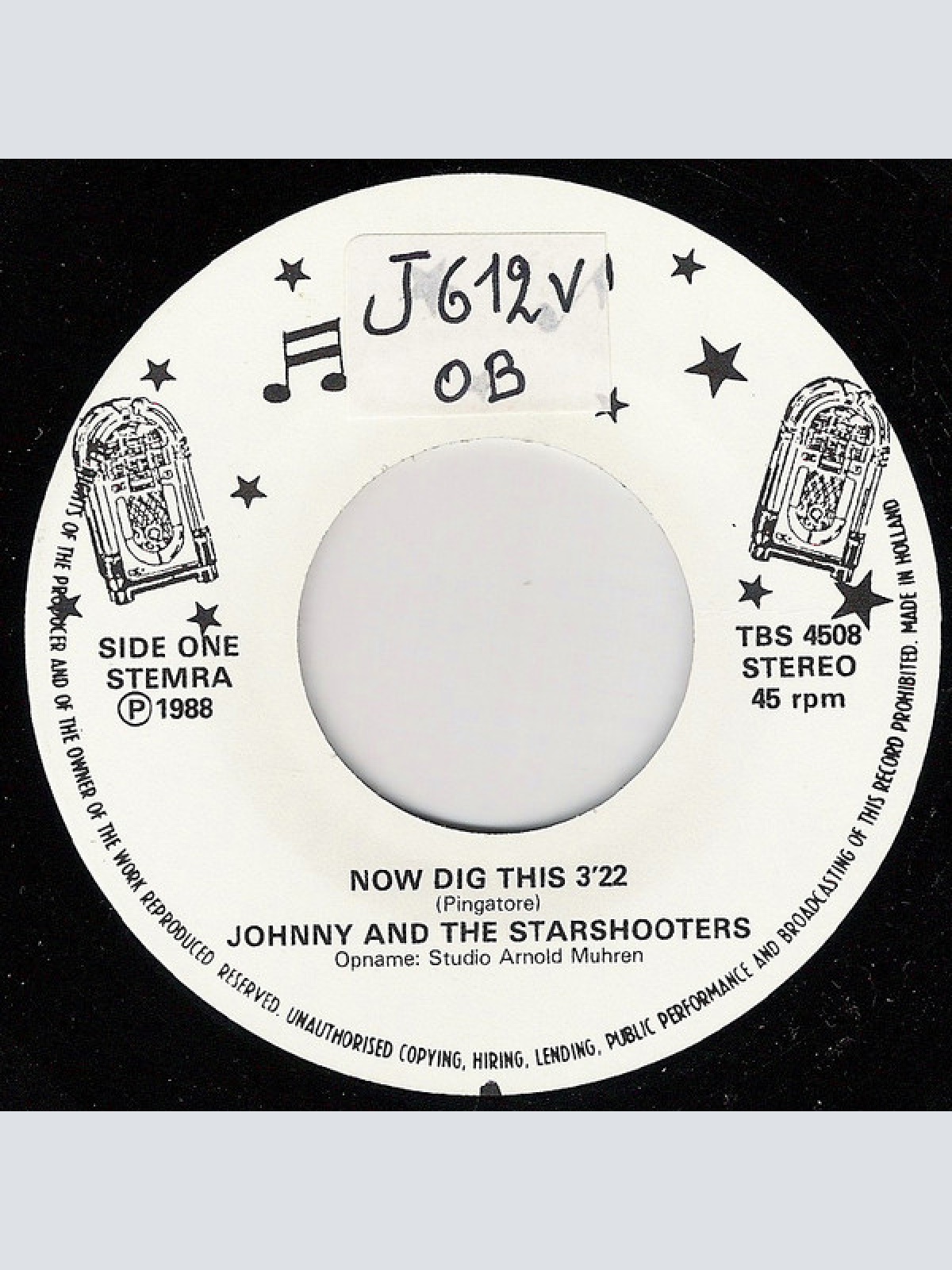 Vinyl / Johnny And The Starshooters - Now Dig This