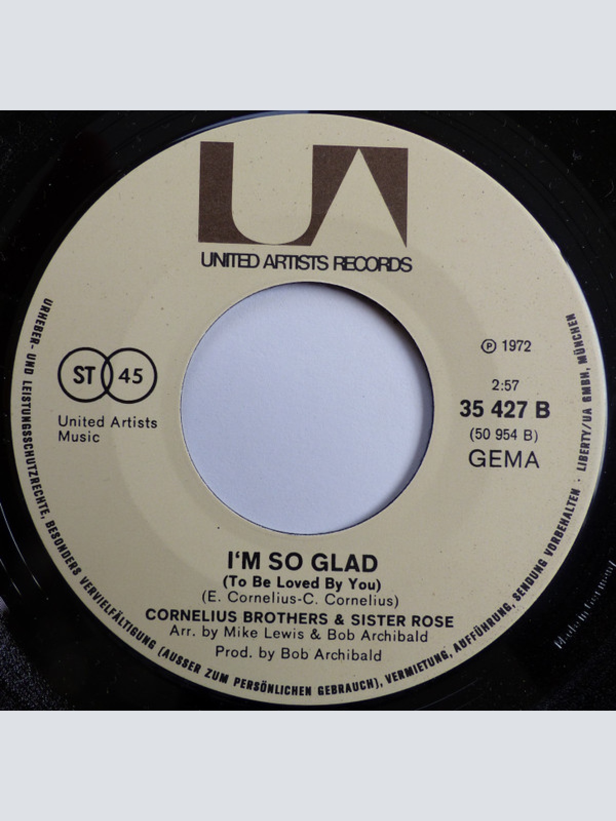 Vinyl / Cornelius Brothers & Sister Rose - Don't Ever Be Lonely (A Poor Little Fool Like Me)