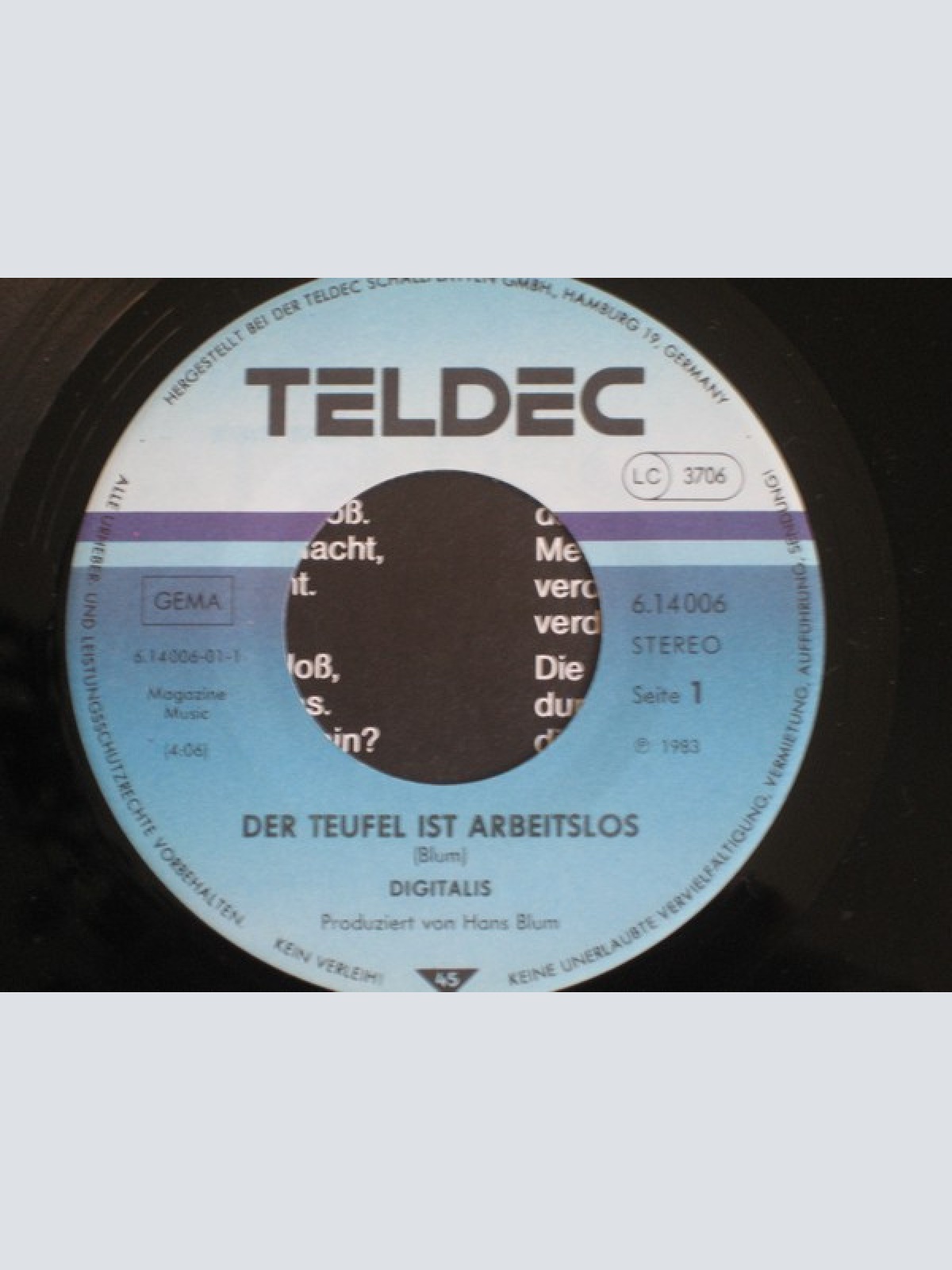 Vinyl / Digitalis (10) - Der Teufel Ist Arbeitslos