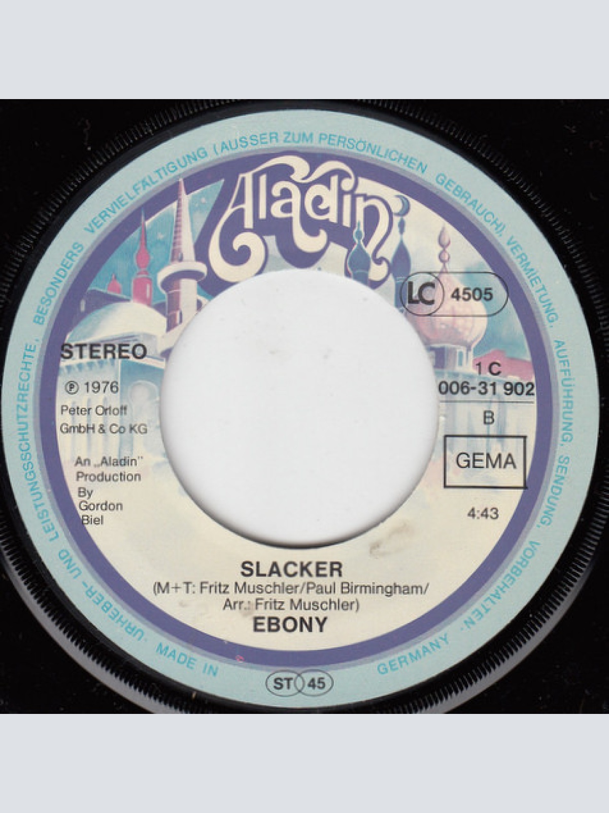 Vinyl / Ebony (10) - Don't Boogie Mr. Tango