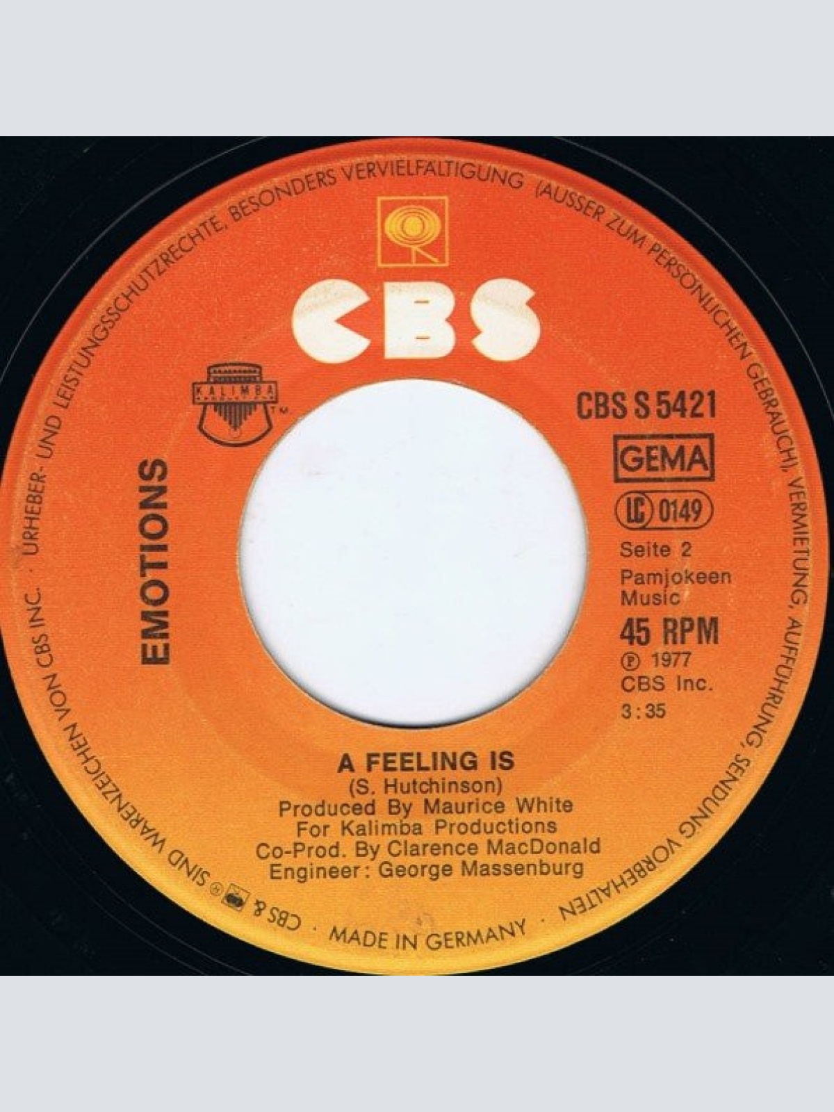 Vinyl / The Emotions - Best Of My Love