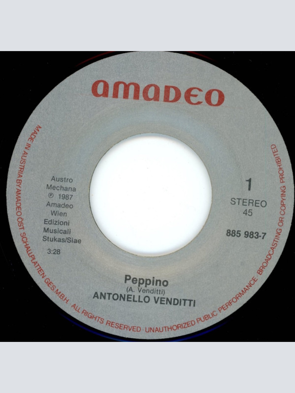 Vinyl / Antonello Venditti - Peppino