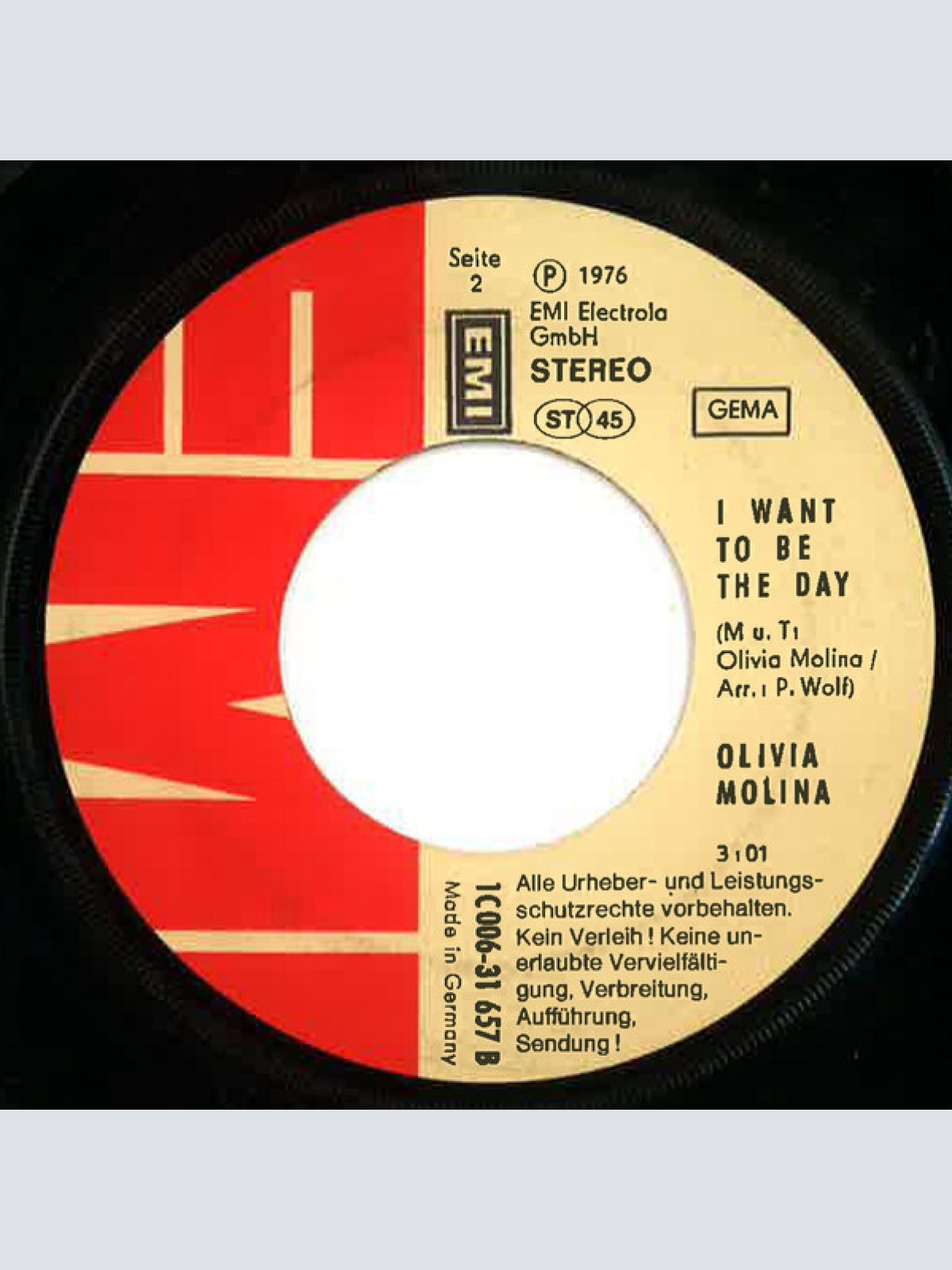 Vinyl / Olivia Molina - Oh, Muhammad Ali