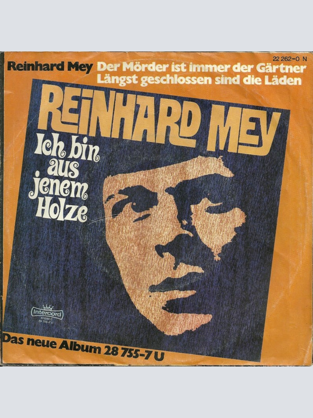 Vinyl / Reinhard Mey - Der Mörder Ist Immer Der Gärtner