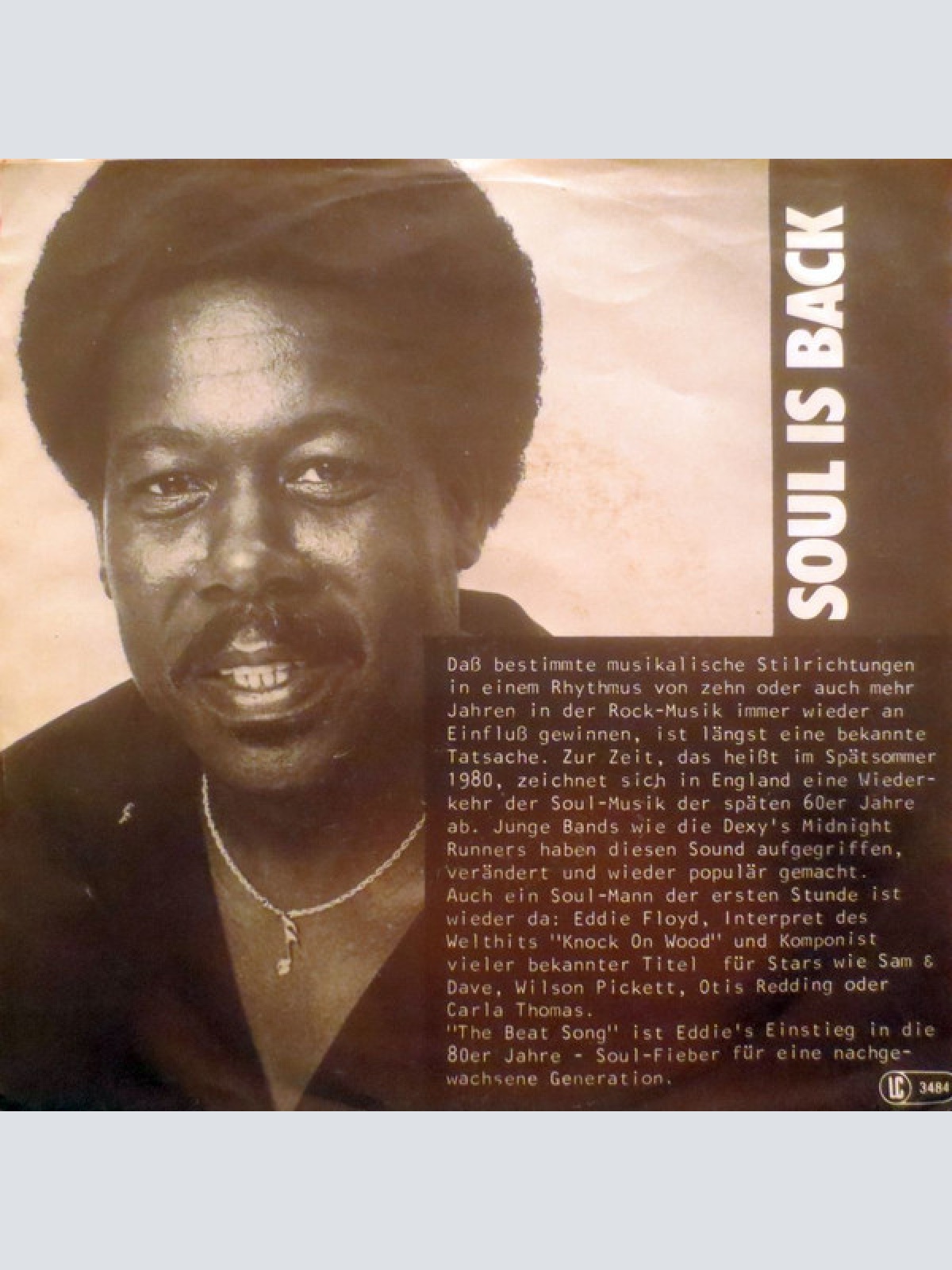 Vinyl / Eddie Floyd - The Beat Song / London