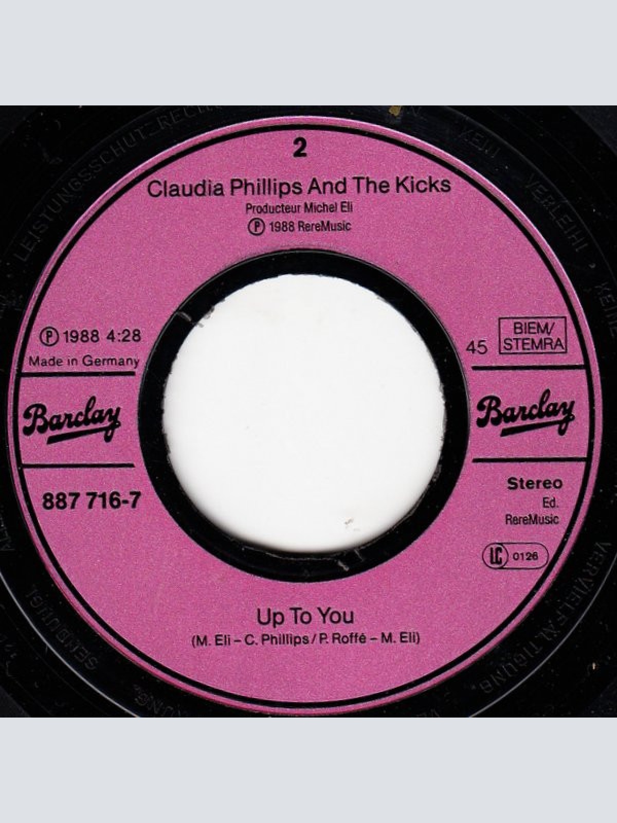 Vinyl / Claudia Phillips And The Kicks* - Quel Souci La Boétie!...