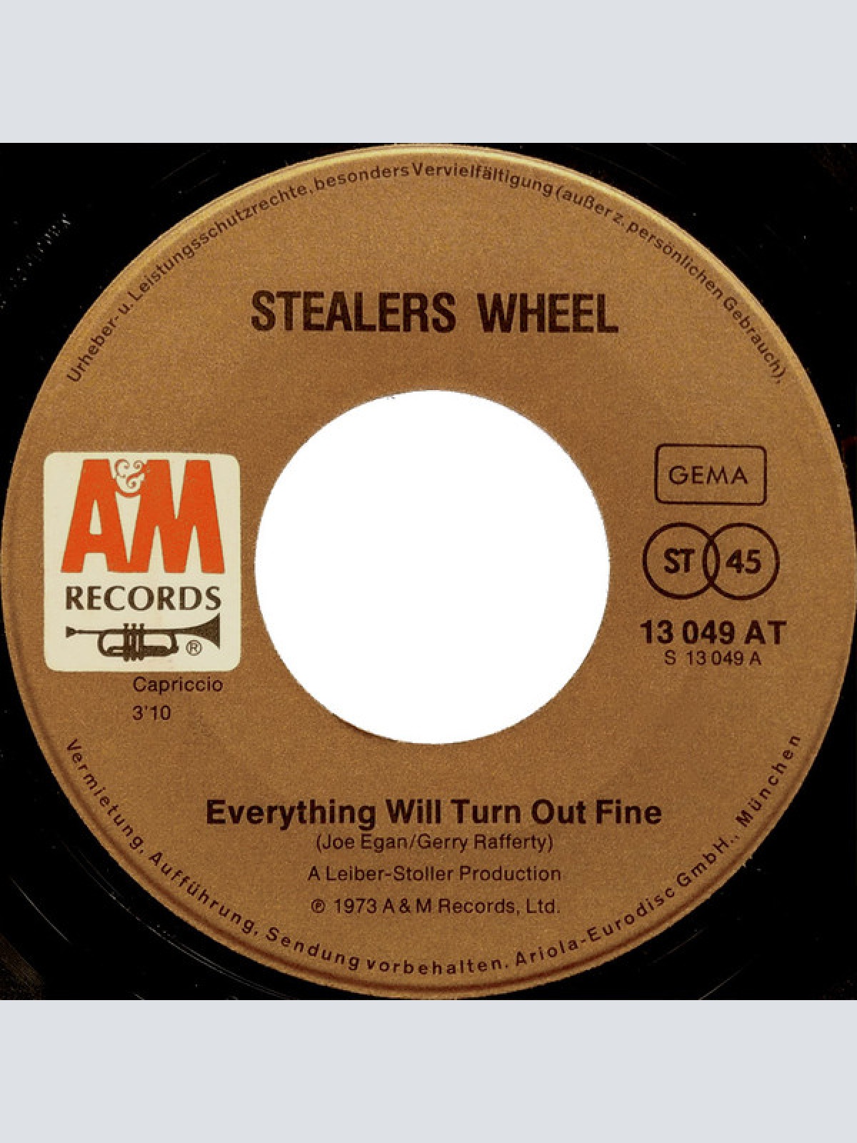 Vinyl / Stealers Wheel - Everything Will Turn Out Fine / Next To Me