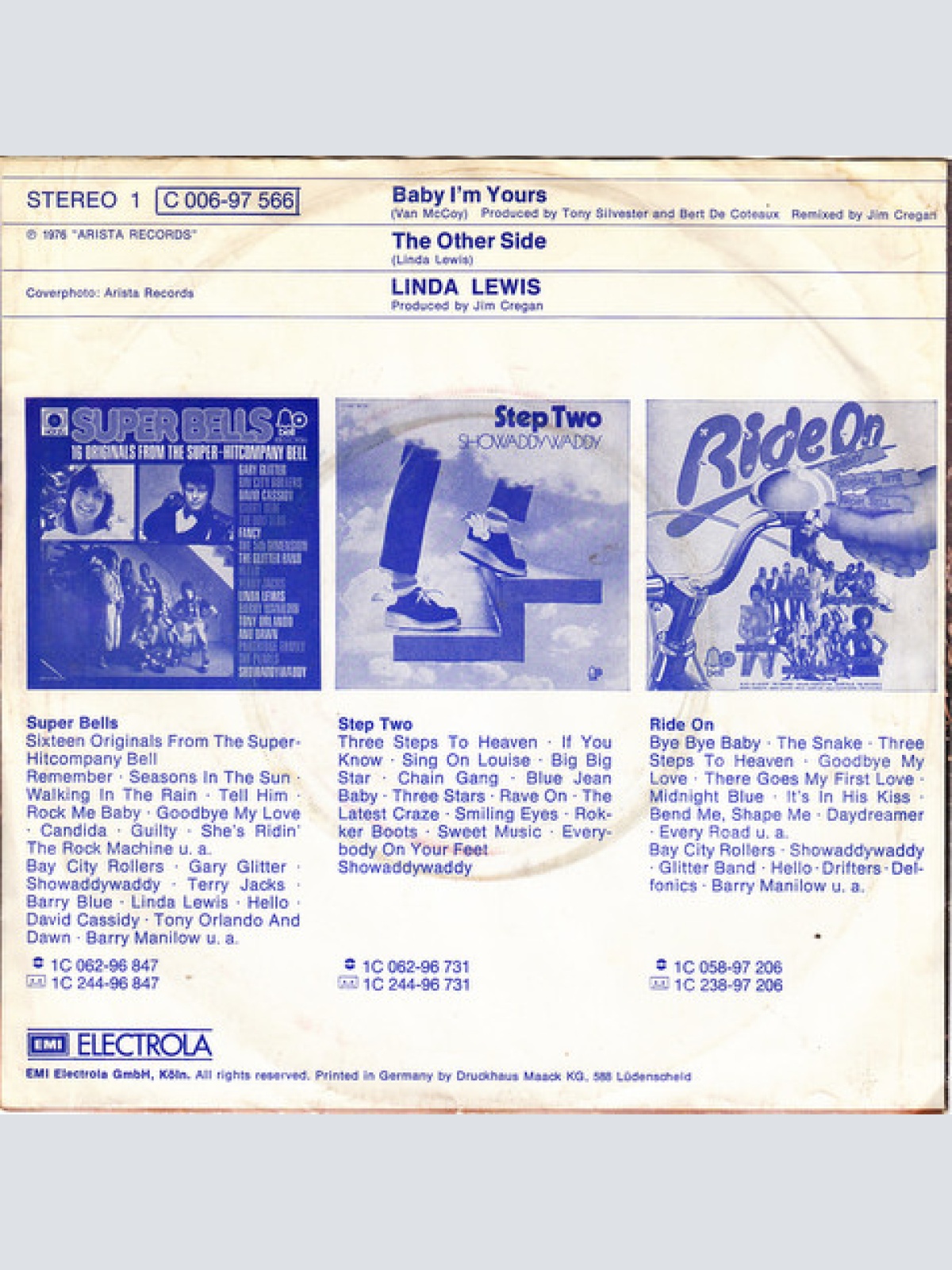 Vinyl / Linda Lewis - Baby I'm Yours