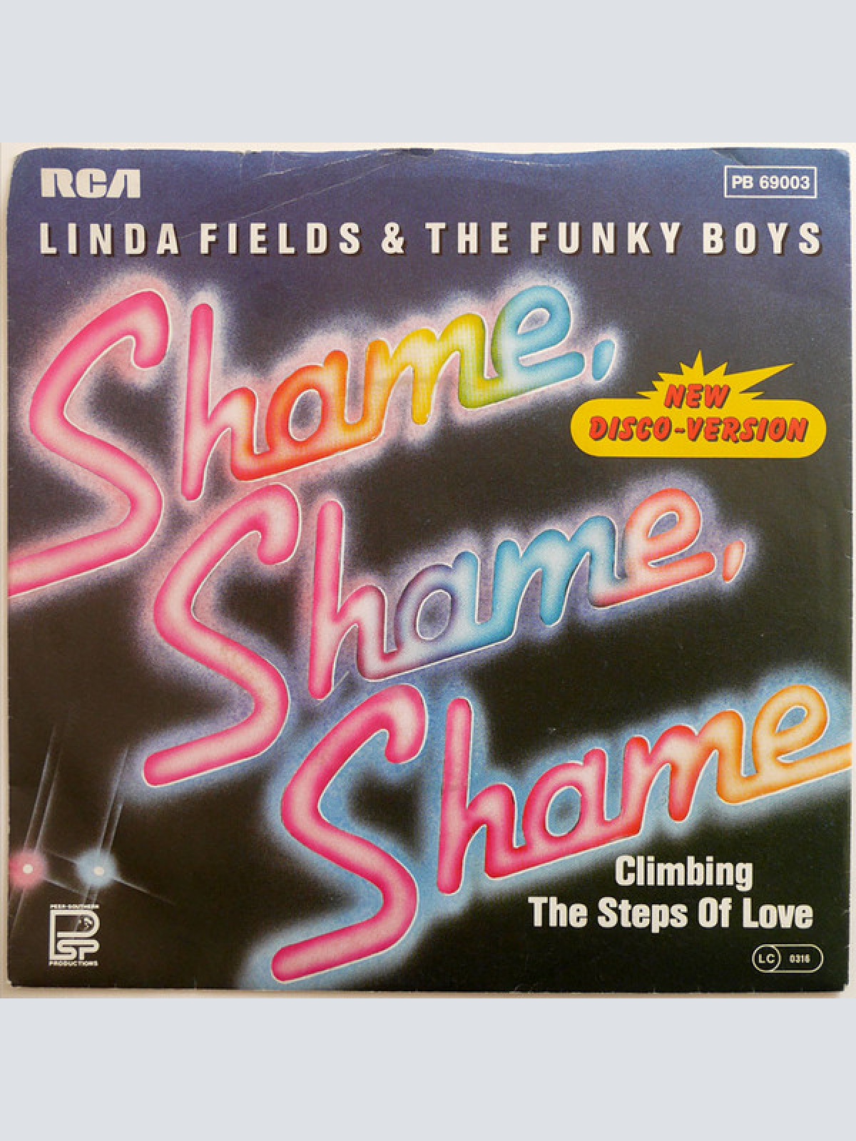 Vinyl / Linda Fields & The Funky Boys - Shame, Shame, Shame (New Disco-Version)