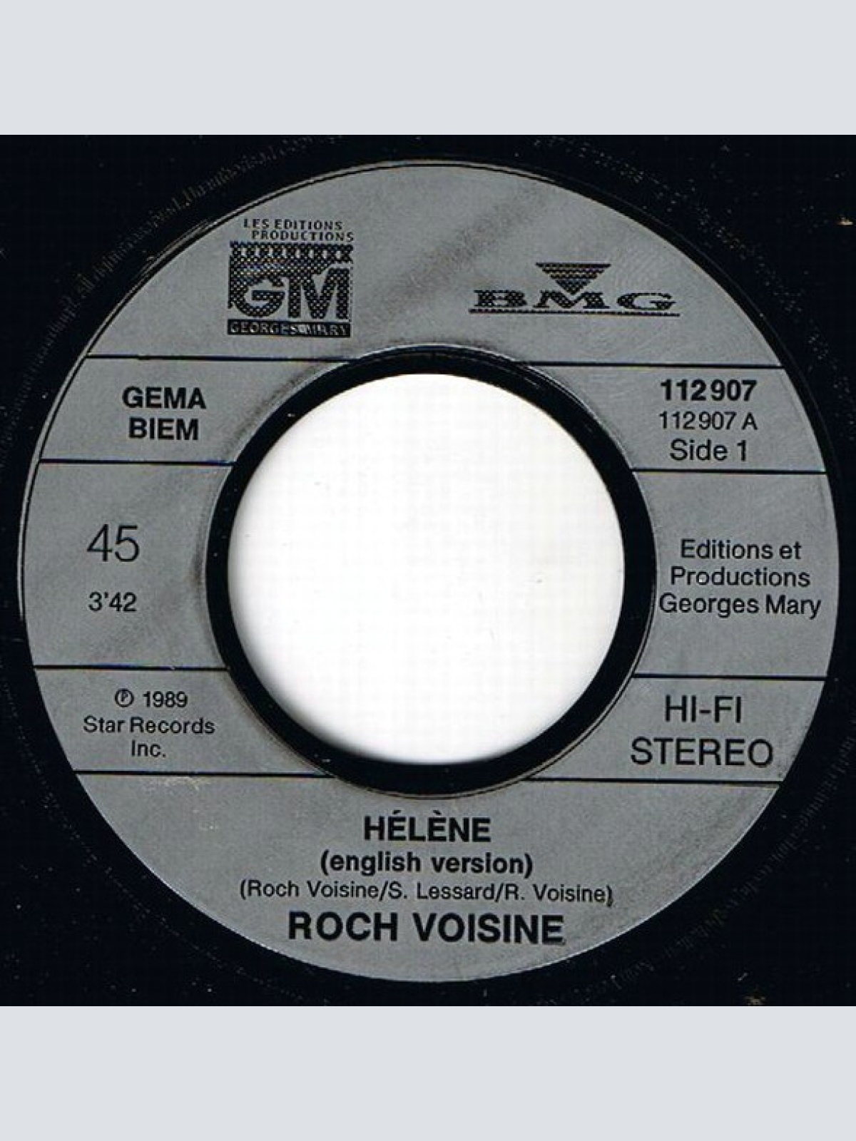 Vinyl / Roch Voisine - Hélène
