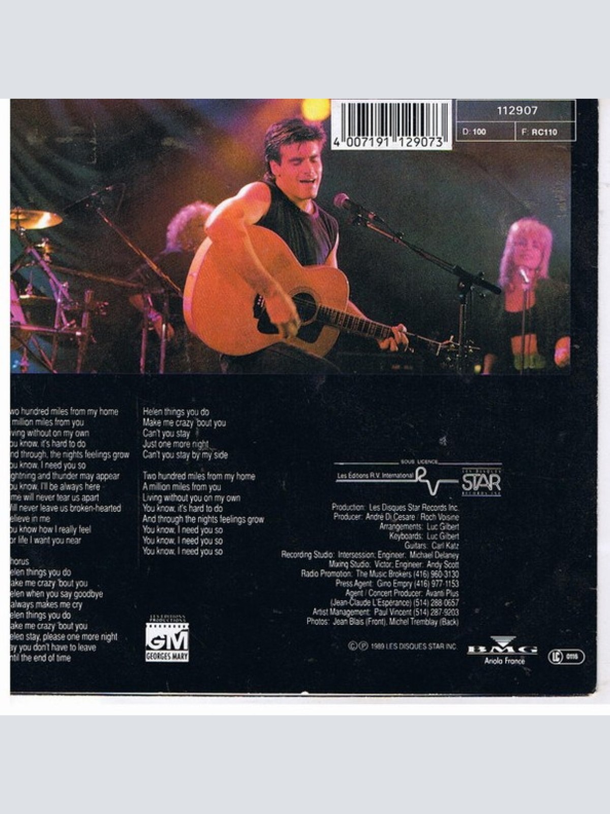 Vinyl / Roch Voisine - Hélène