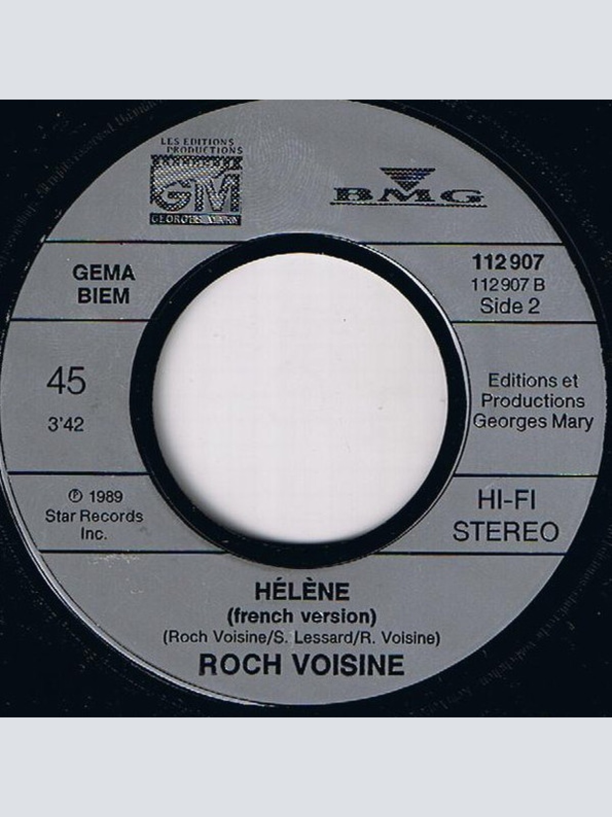 Vinyl / Roch Voisine - Hélène
