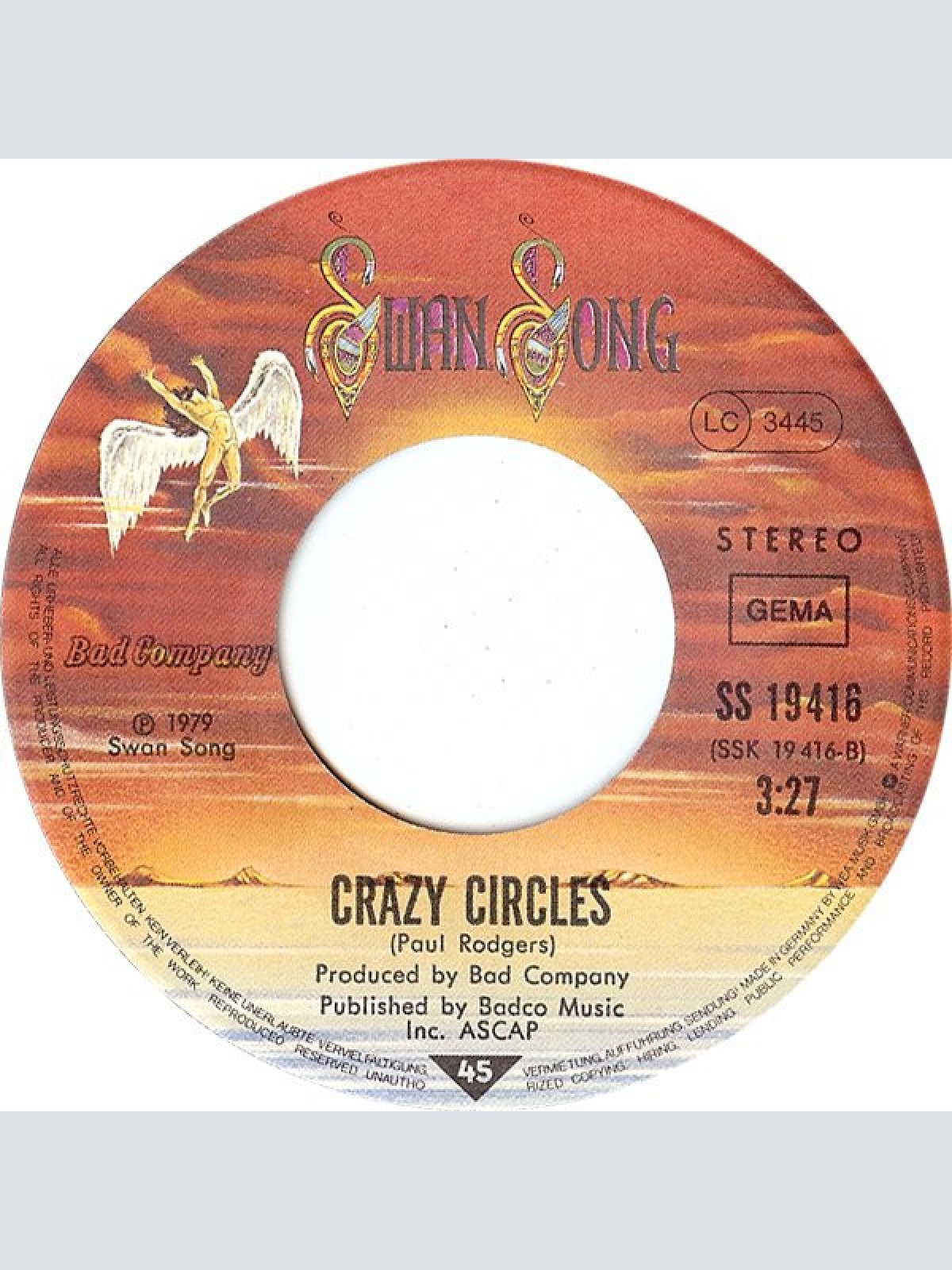 Vinyl / Bad Company (3) - Rock 'n' Roll Fantasy