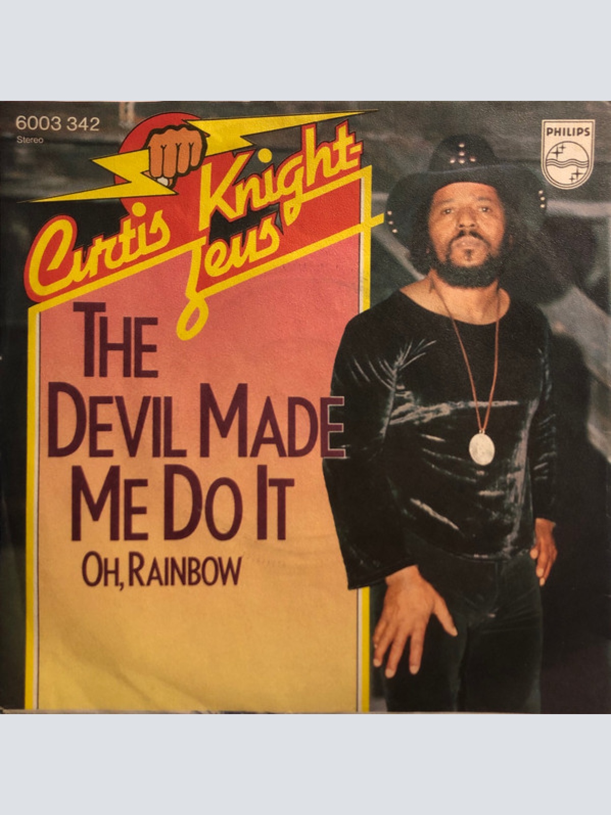 Vinyl / Curtis Knight Zeus - The Devil Made Me Do It / Oh, Rainbow