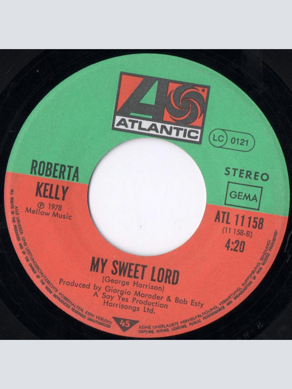 Vinyl / Roberta Kelly - Gettin' The Spirit