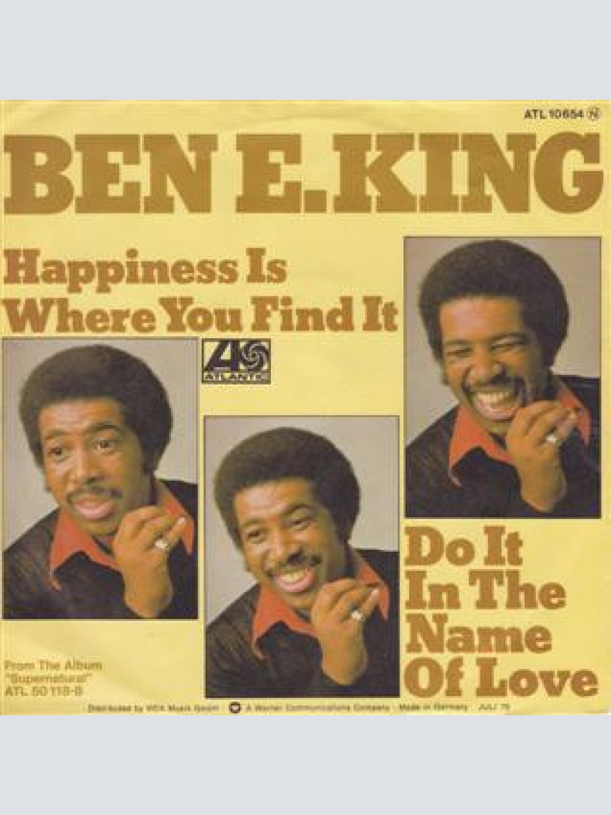 Vinyl / Ben E. King - Happiness Is Where You Find It