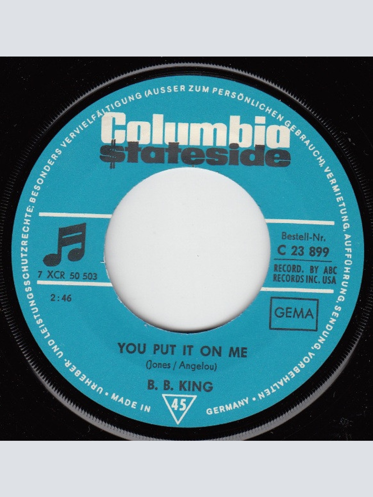 Vinyl / B.B. King - You Put It On Me