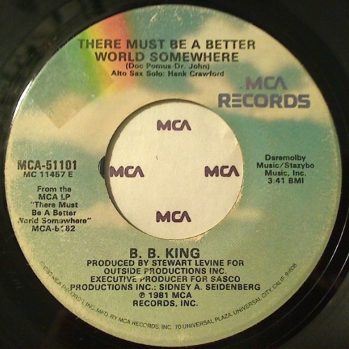 Vinyl / B.B. King - There Must Be A Better World Somewhere