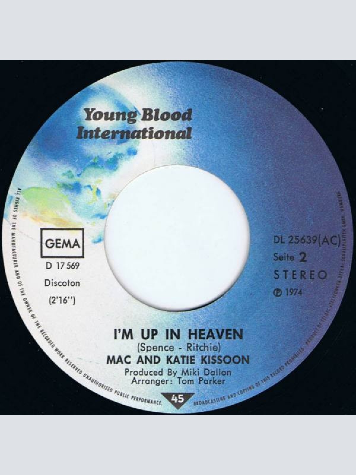 Vinyl / Mac & Katie Kissoon* - Big Hallo