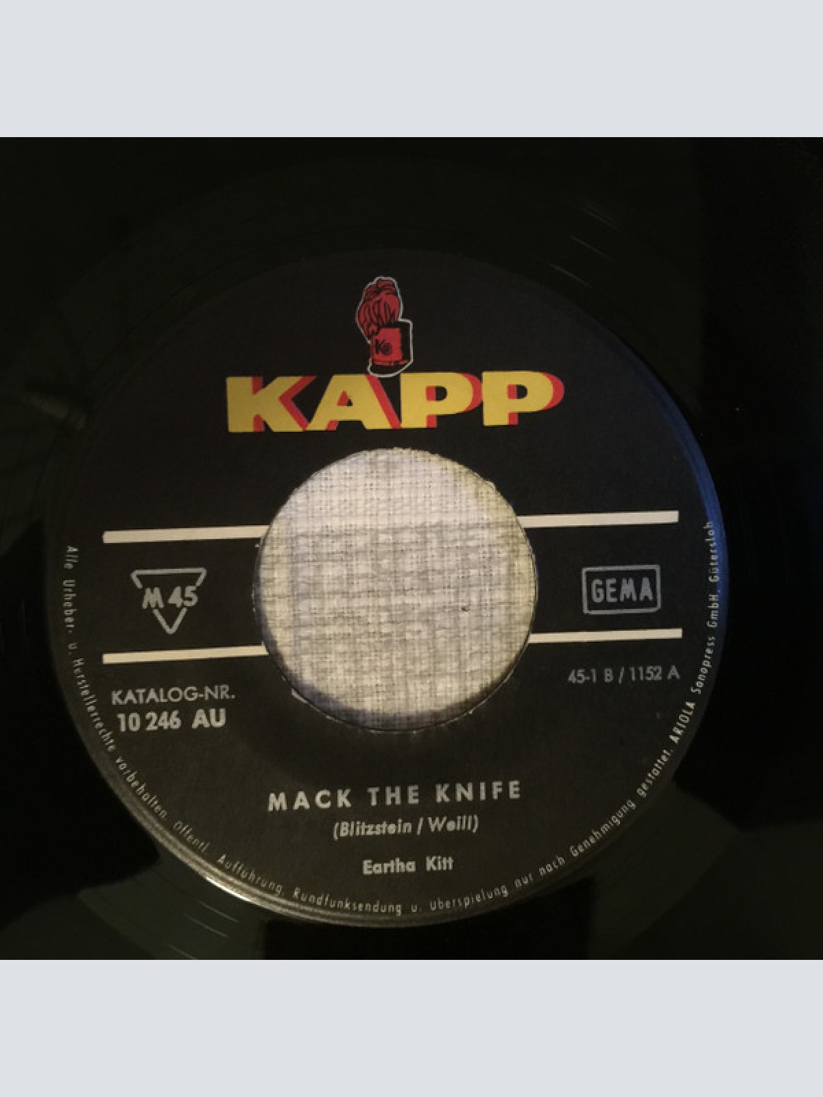 Vinyl / Eartha Kitt - Mack The Knife / Tierra Va Tembla