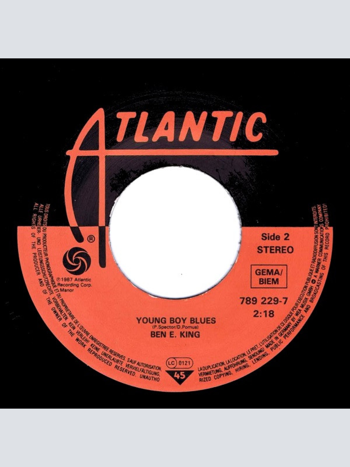 Vinyl / Ben E King* - Don't Play That Song