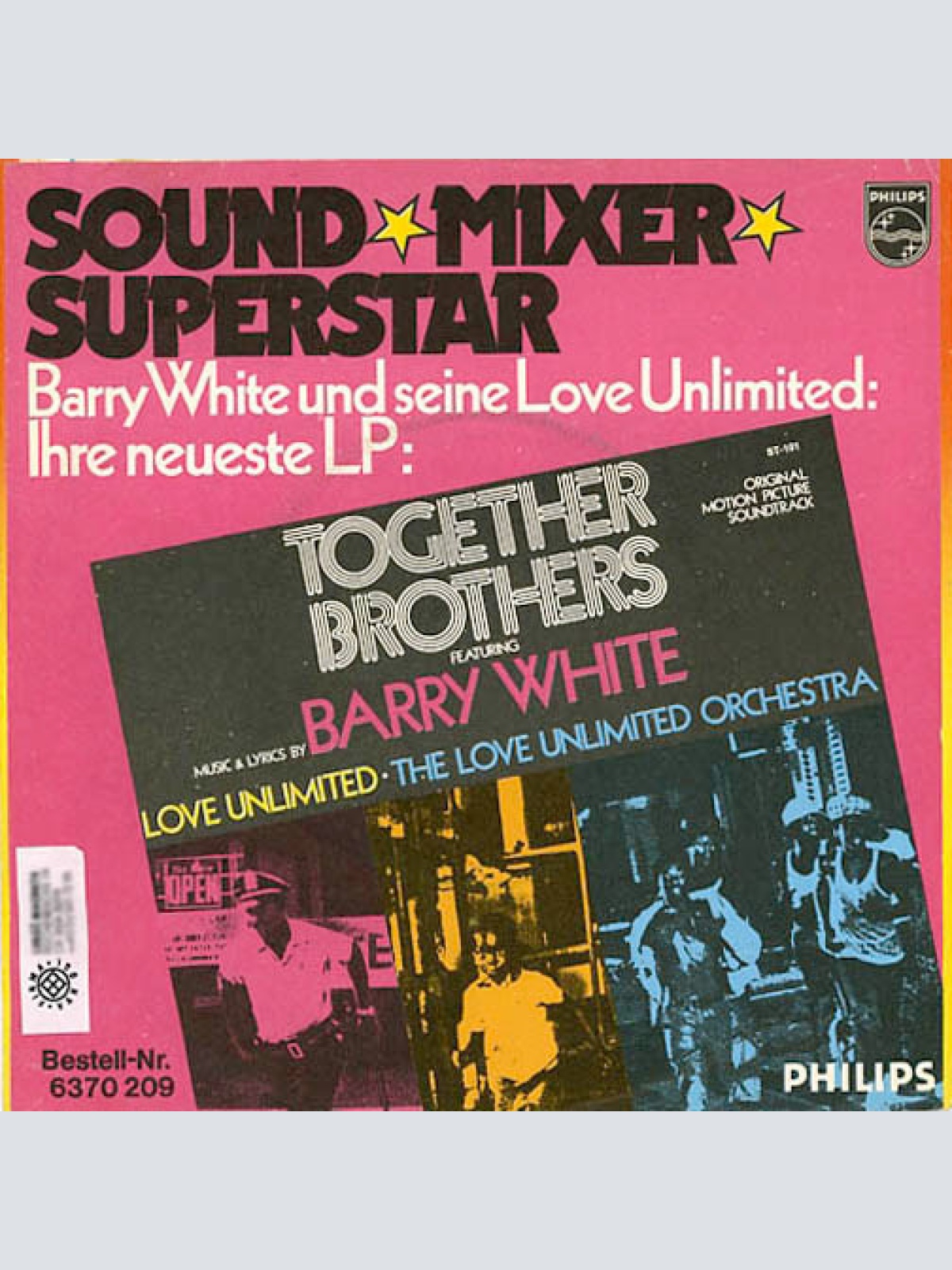 Vinyl / The Love Unlimited Orchestra* - Theme From Together Brothers / Find The Man Bros.