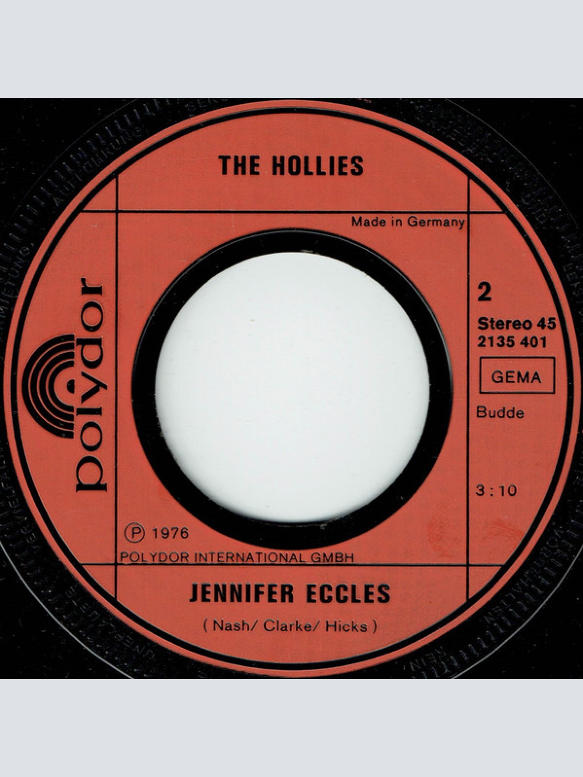 Vinyl / The Hollies - He Ain't Heavy, He's My Brother / Jennifer Eccles