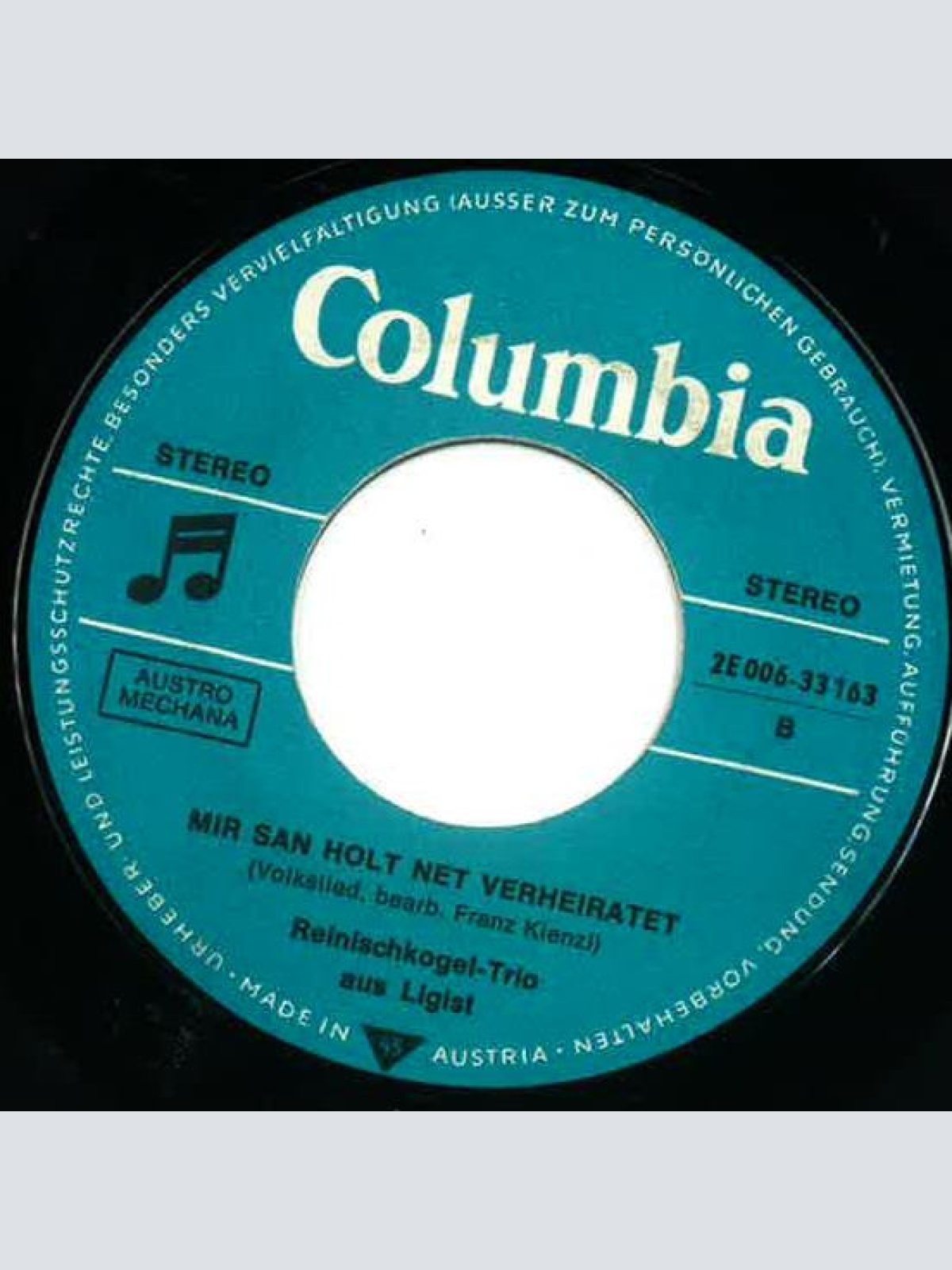 Vinyl / Reinischkogel-Trio aus Ligist - Bibihendi