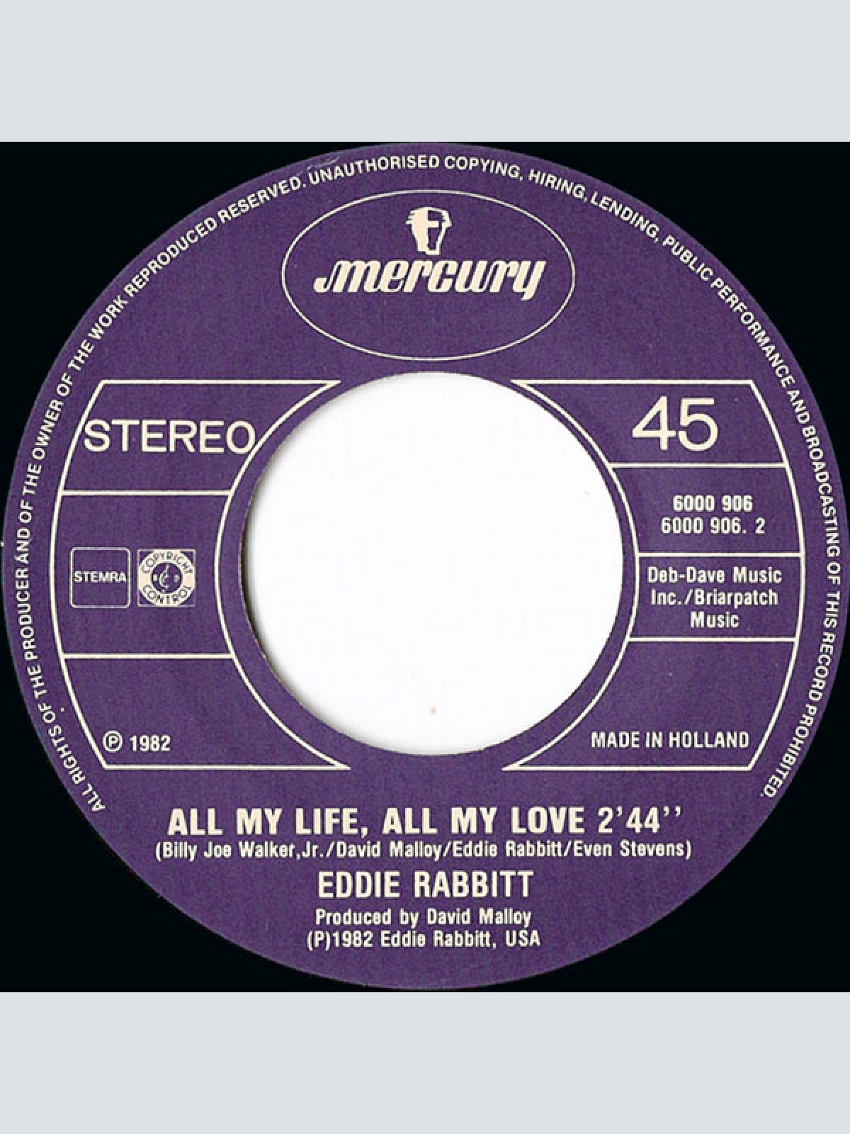 Vinyl / Eddie Rabbitt With Crystal Gayle - You And I