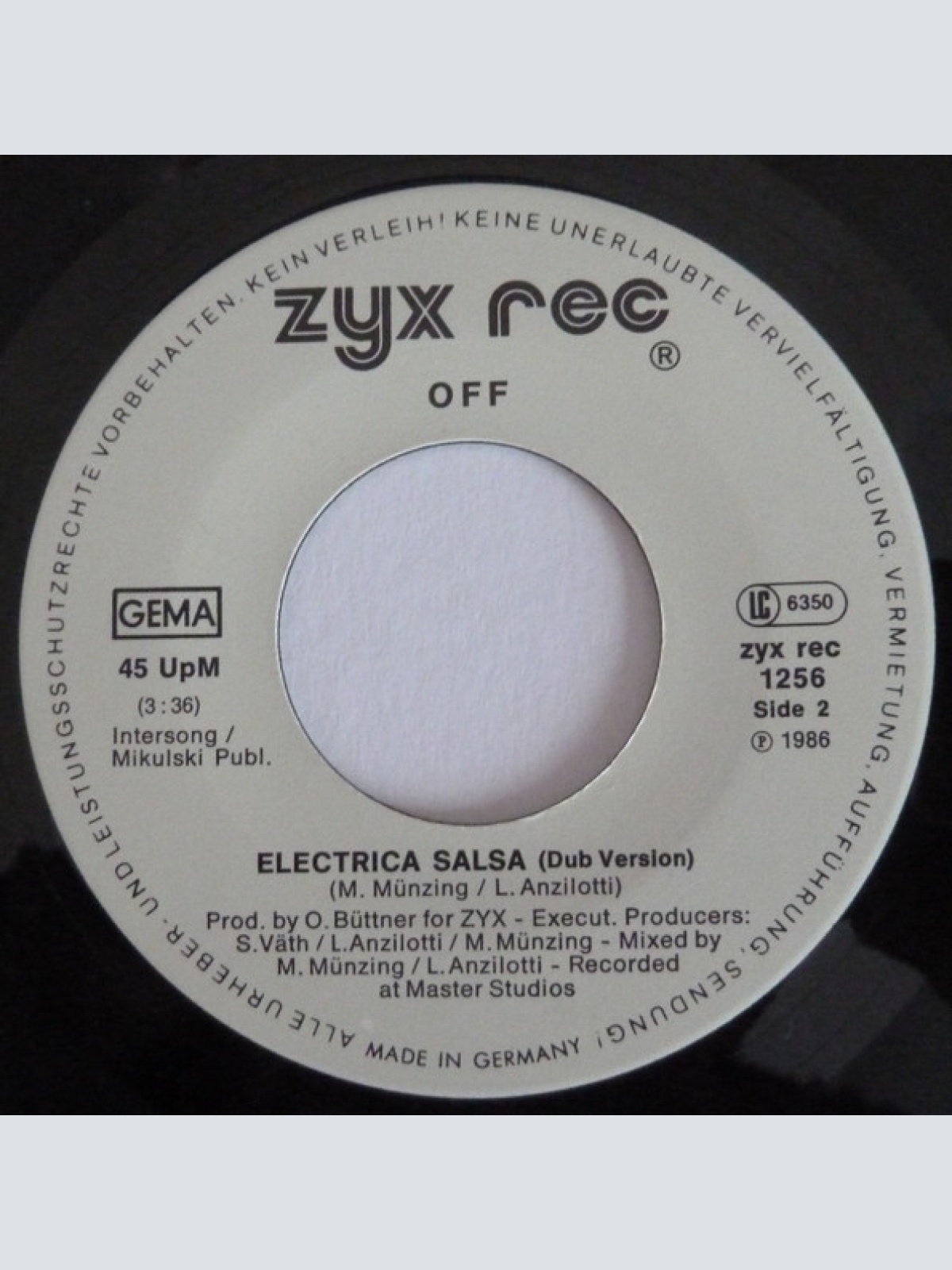 Vinyl / Off - Electrica Salsa (Baba Baba)