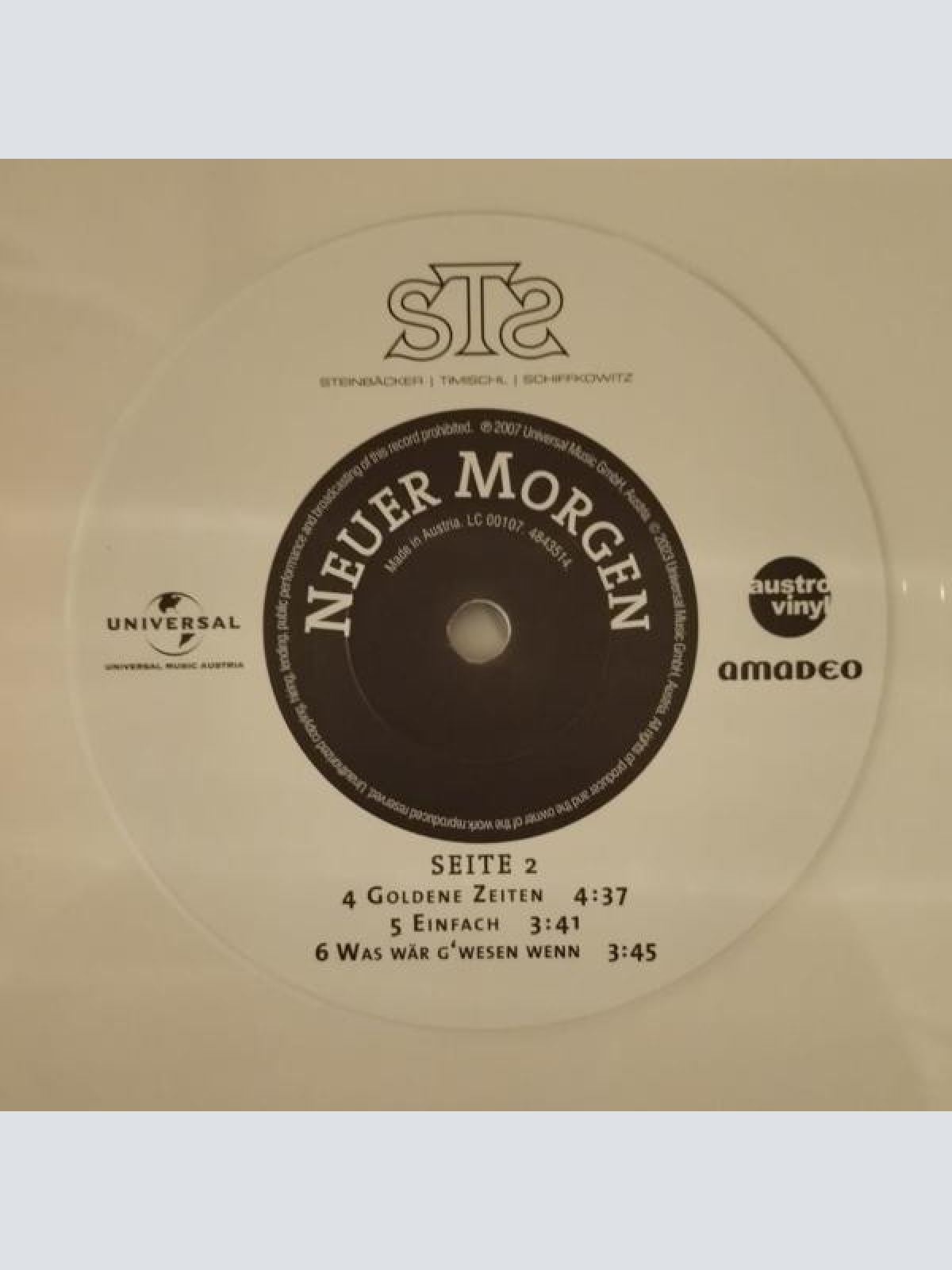 Vinyl / STS (3) - Neuer Morgen