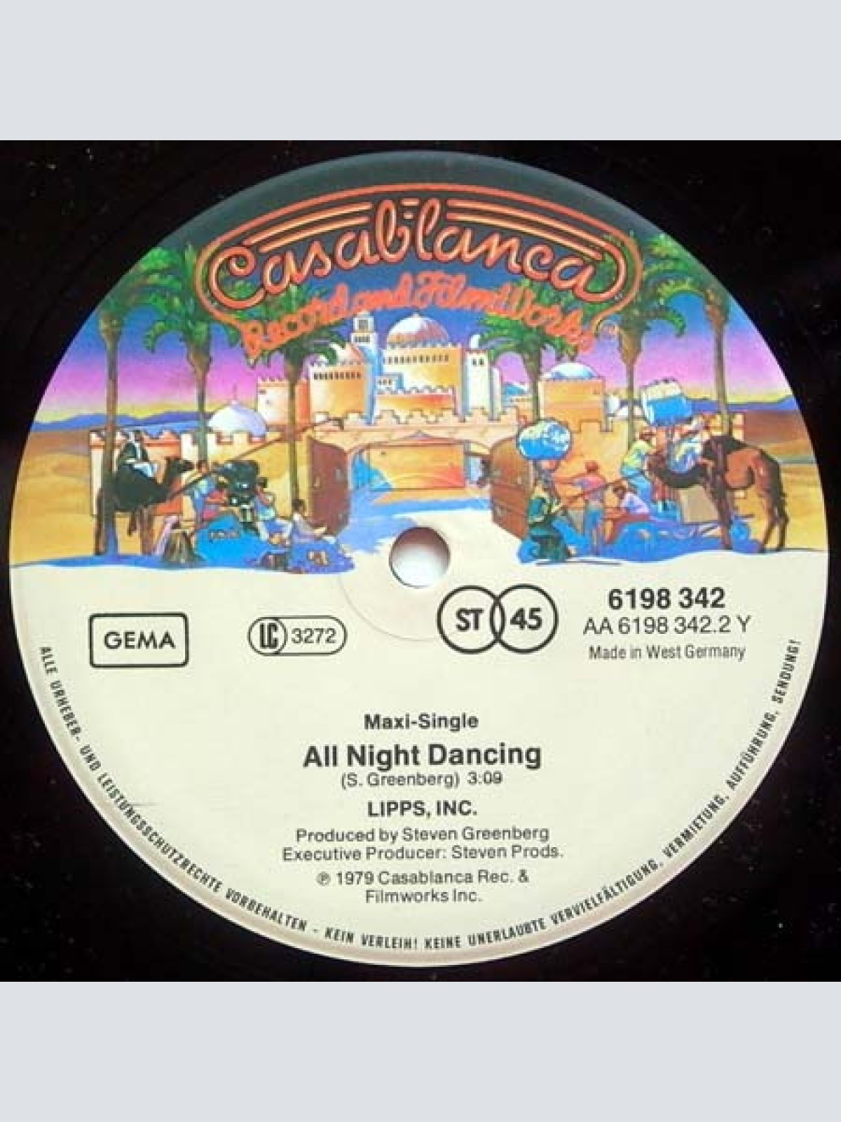 Vinyl / Lipps, Inc. - Funkytown / All Night Dancing