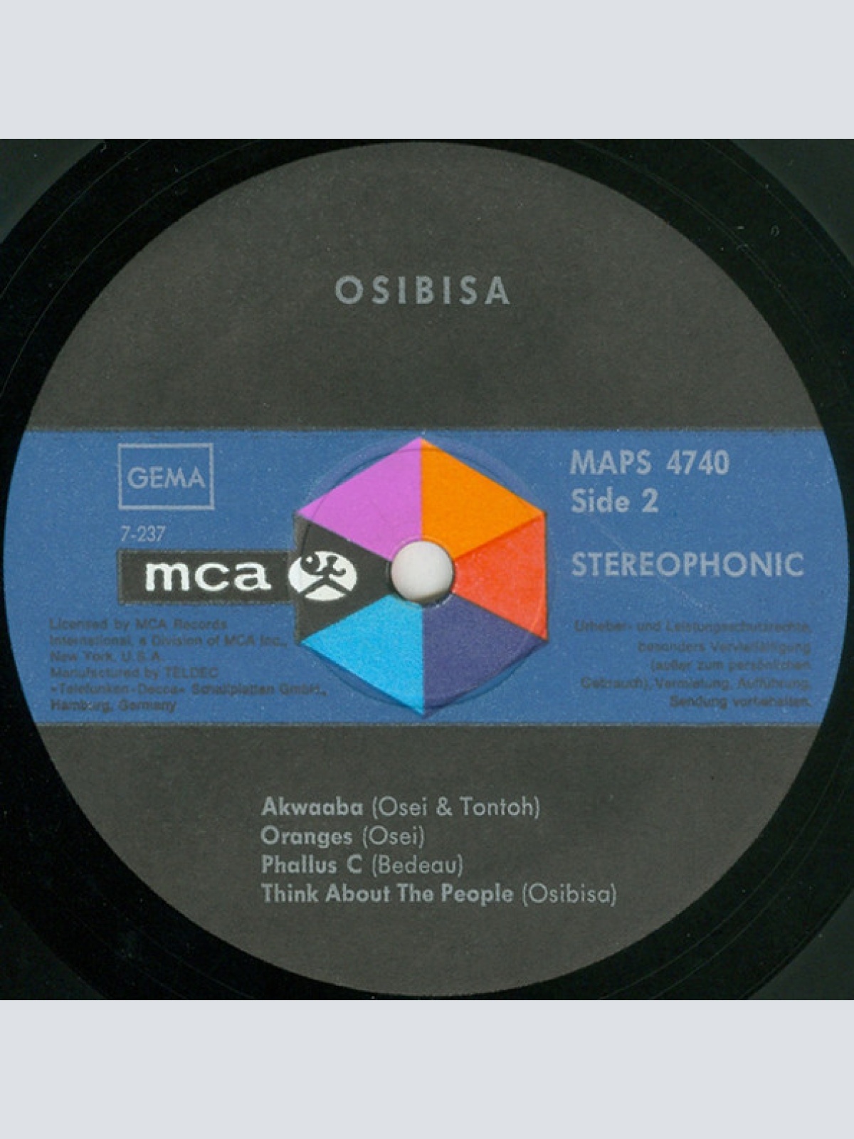 Vinyl / Osibisa - Osibisa