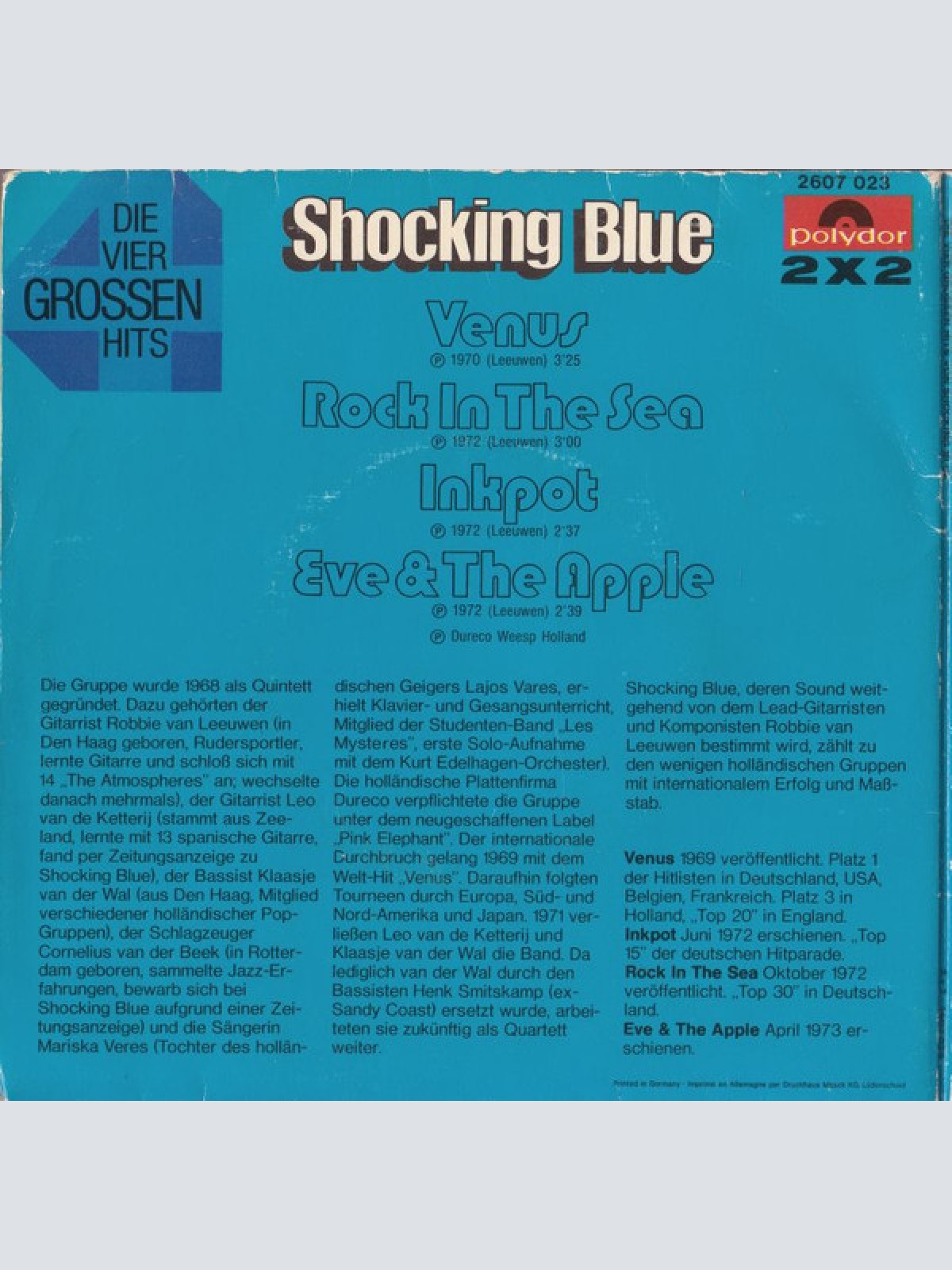 Vinyl / Shocking Blue - Die Grossen Vier
