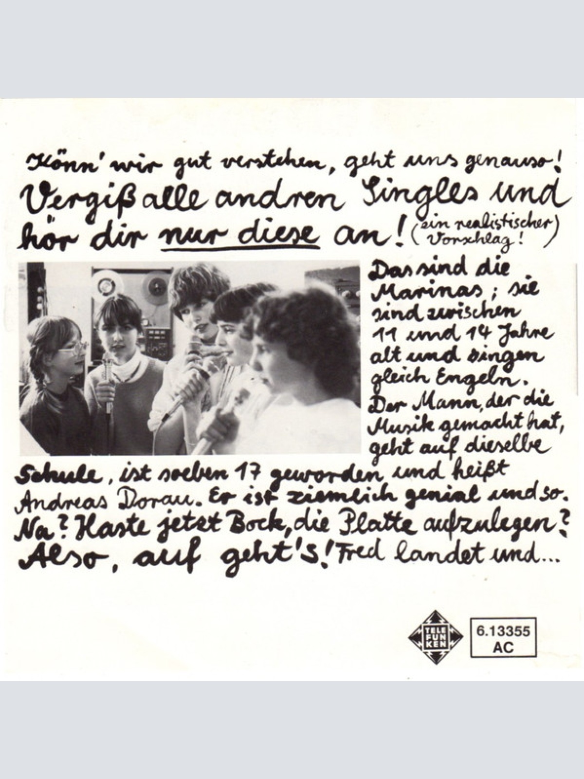 Vinyl / Die Doraus & Die Marinas* - Fred Vom Jupiter