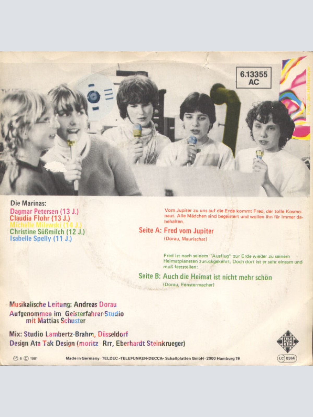 Vinyl / Die Doraus & Die Marinas* - Fred Vom Jupiter