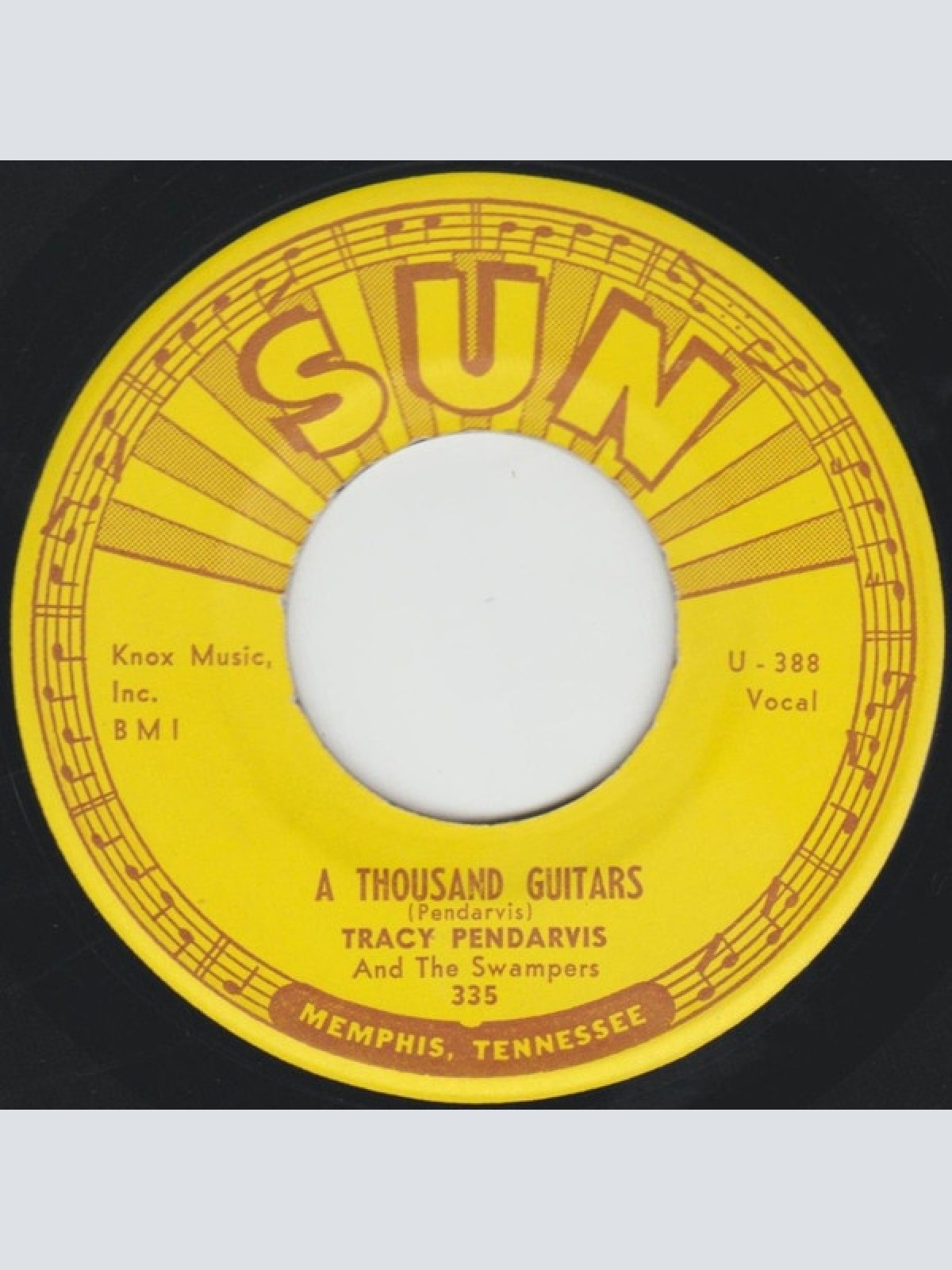 Vinyl / Tracy Pendarvis And The Swampers - A Thousand Guitars / Is It Too Late