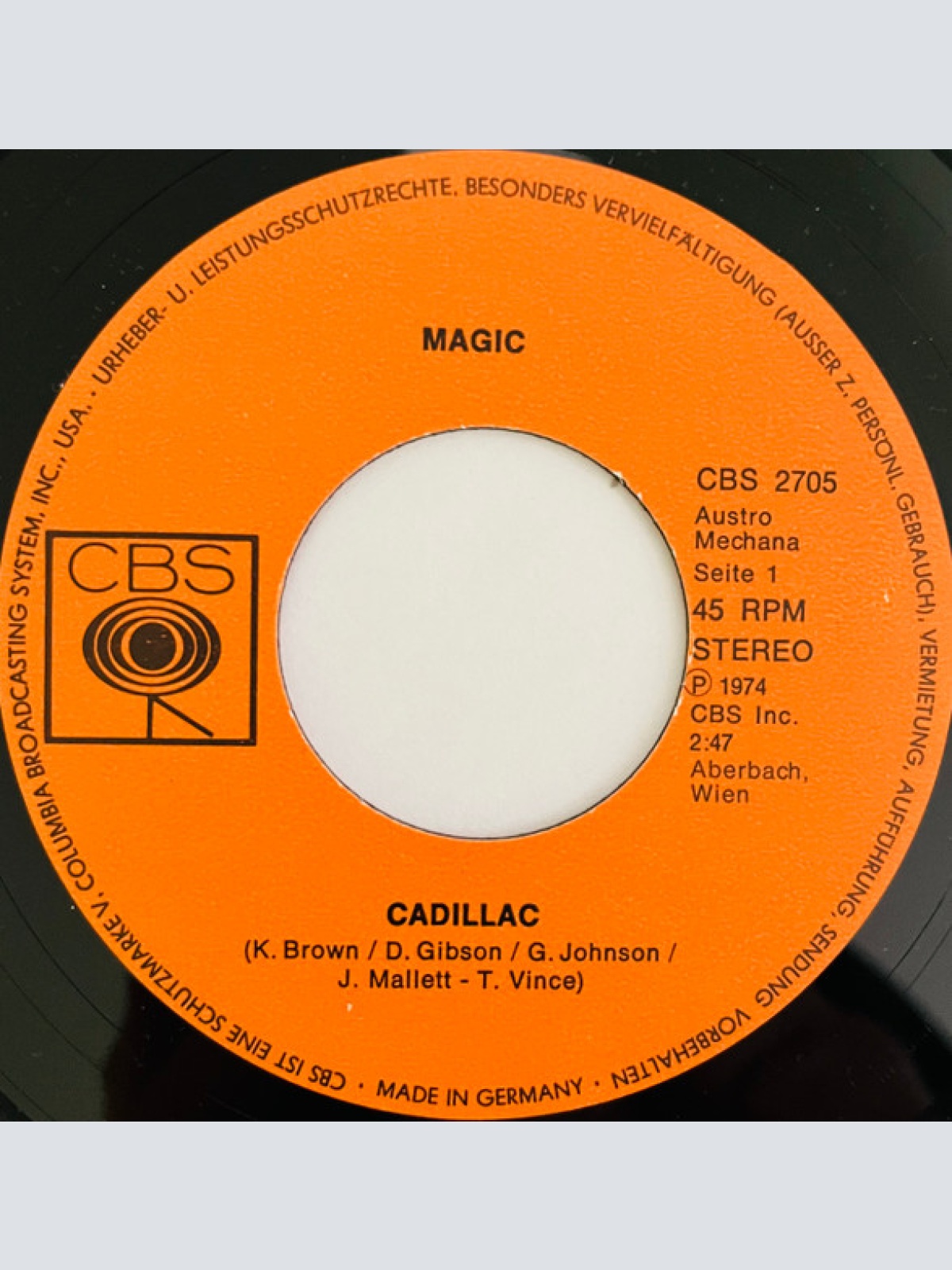 Vinyl / Magic (14) - Cadillac / Vigil