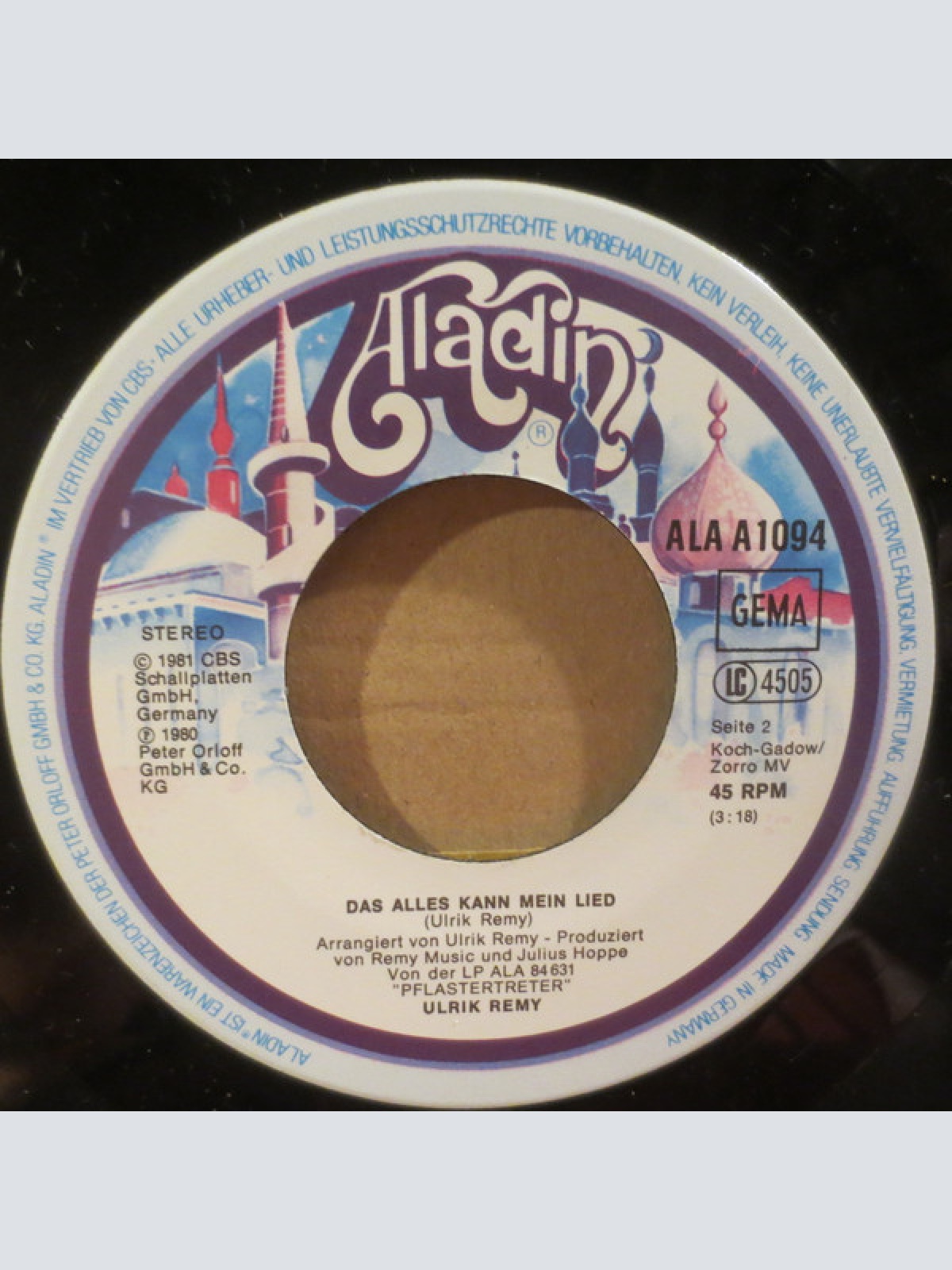 Vinyl / Ulrik Remy - In Der Zeit Zwischen 6 Und 8