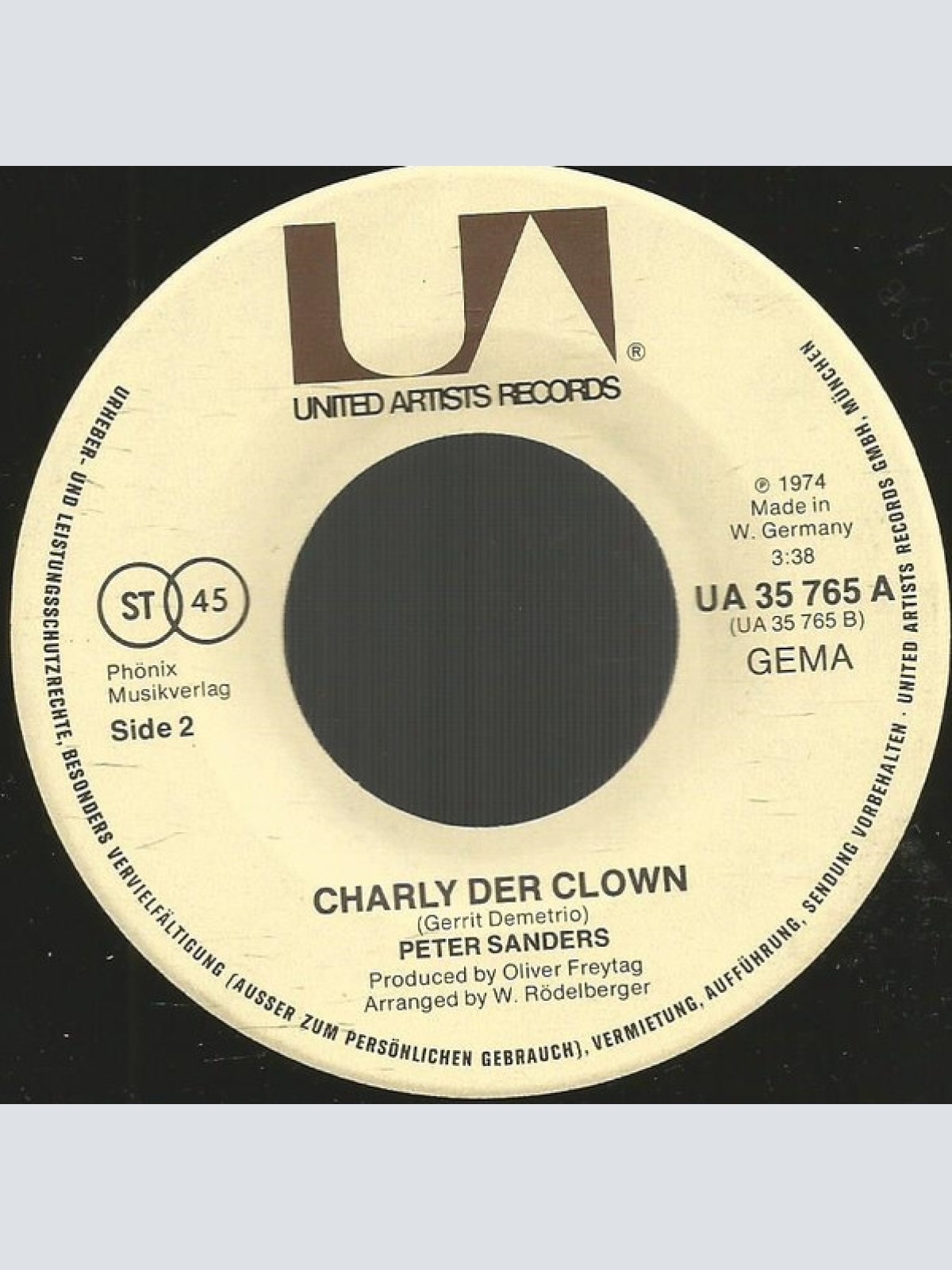 Vinyl / Peter Sanders (5) - Hab' Ich Dein Herz Für Immer Verloren