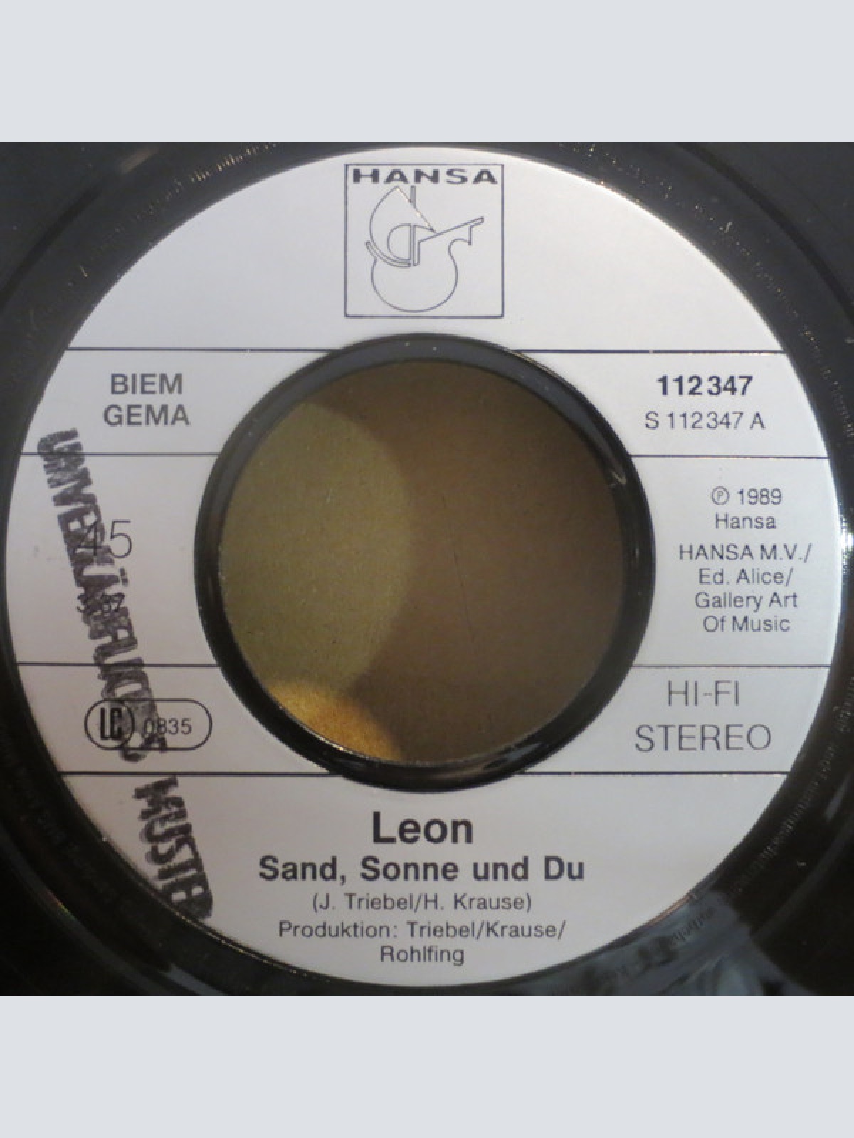 Vinyl / Leon* - Sand, Sonne Und Du