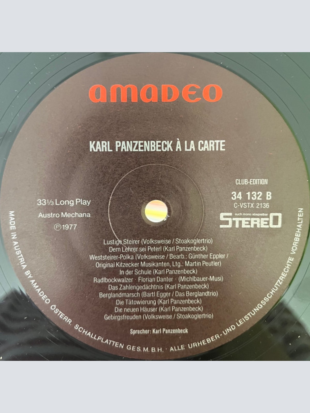 Vinyl / Karl Panzenbeck - Karl Panzenbeck