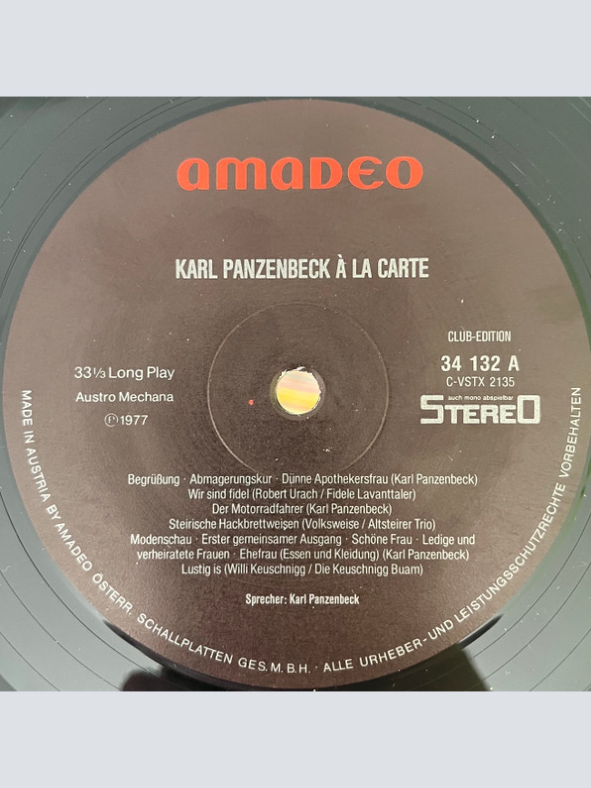 Vinyl / Karl Panzenbeck - Karl Panzenbeck